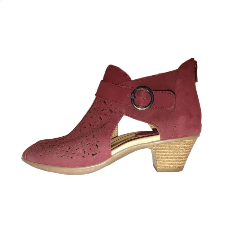 Earth Ragz Earth Kelsey Suede Peep Toe Bootie Size 8B NWOT Size US 8 / IT 38 - 1 Thumbnail