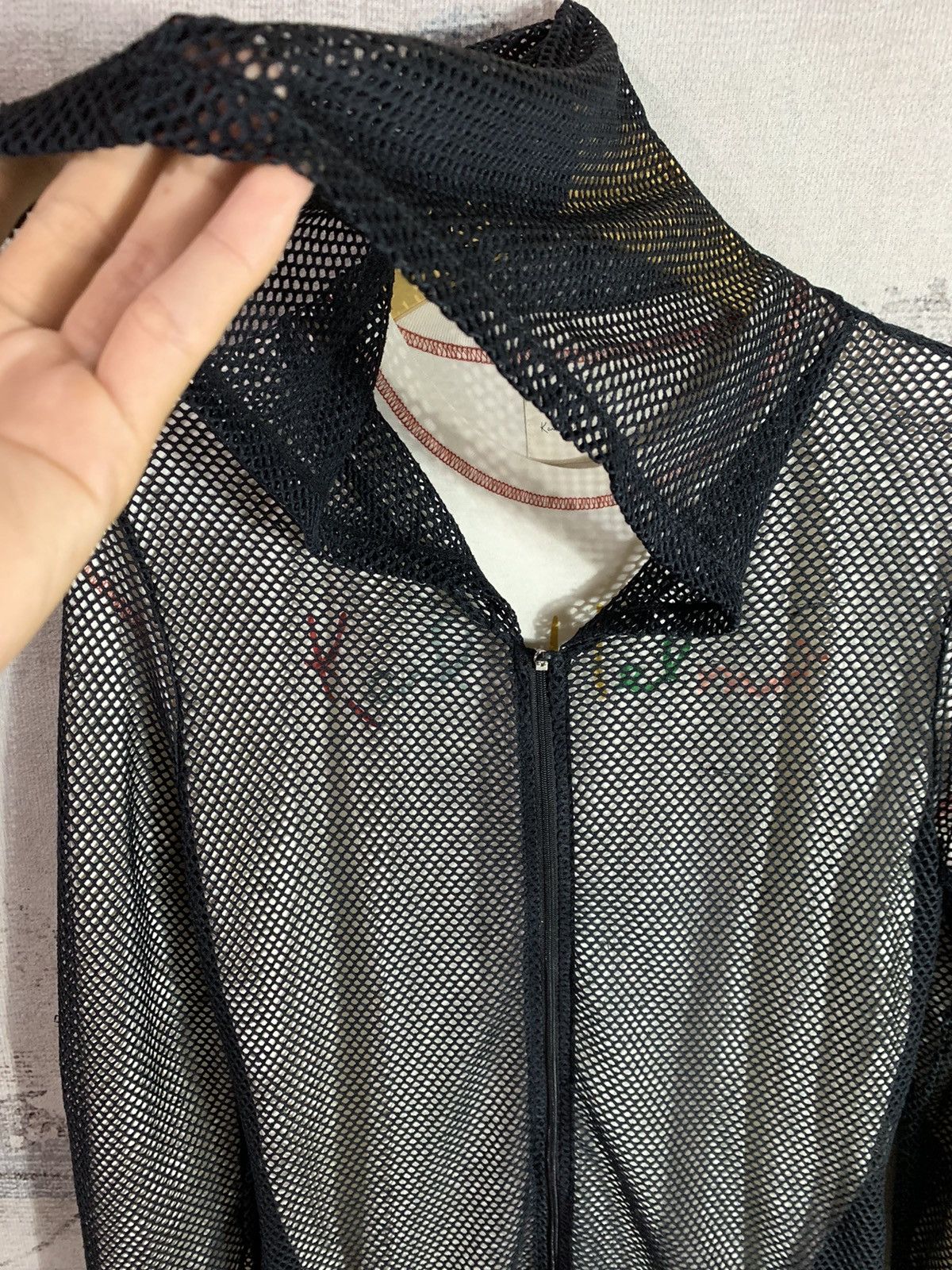 Beauty Beast × Japanese Brand Japanese Undefined Fishnet Hoodies Size US M / EU 48-50 / 2 - 3 Thumbnail