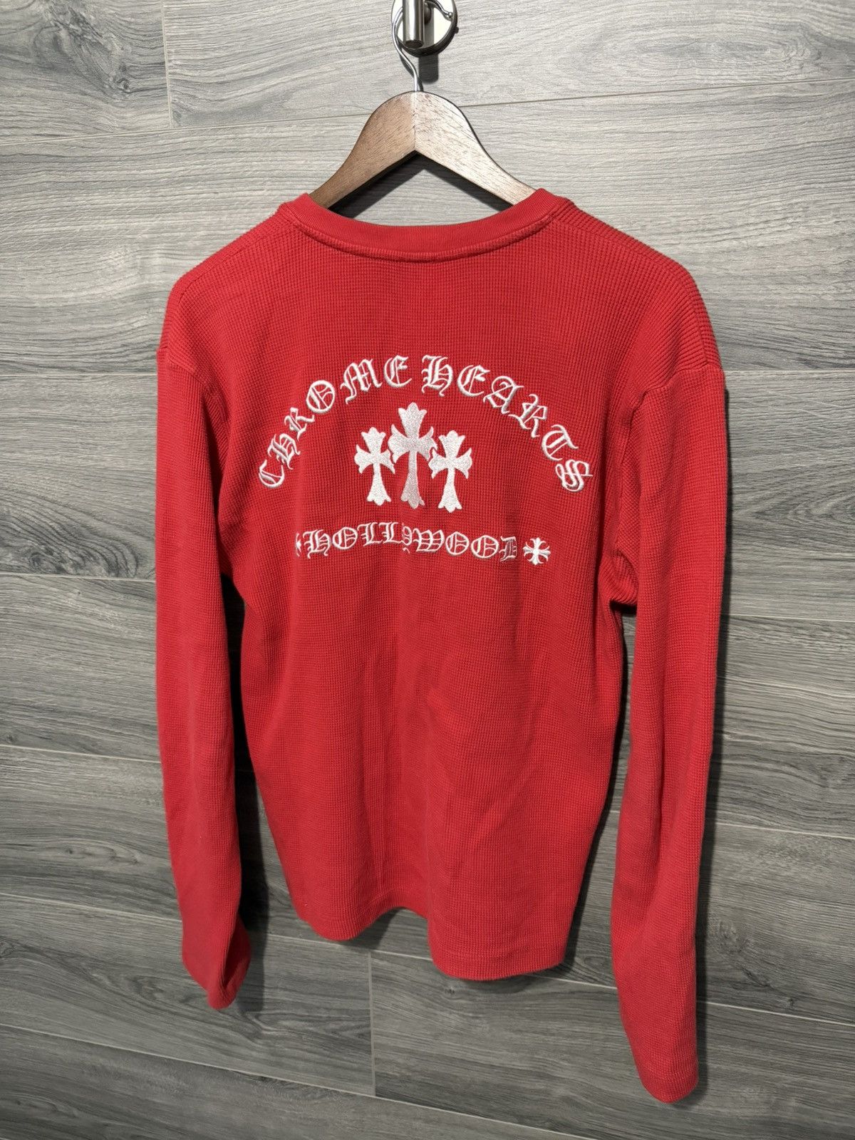Chrome Hearts Chrome Hearts Triple Cross Thermal Henely Size US M / EU 48-50 / 2 - 2 Thumbnail