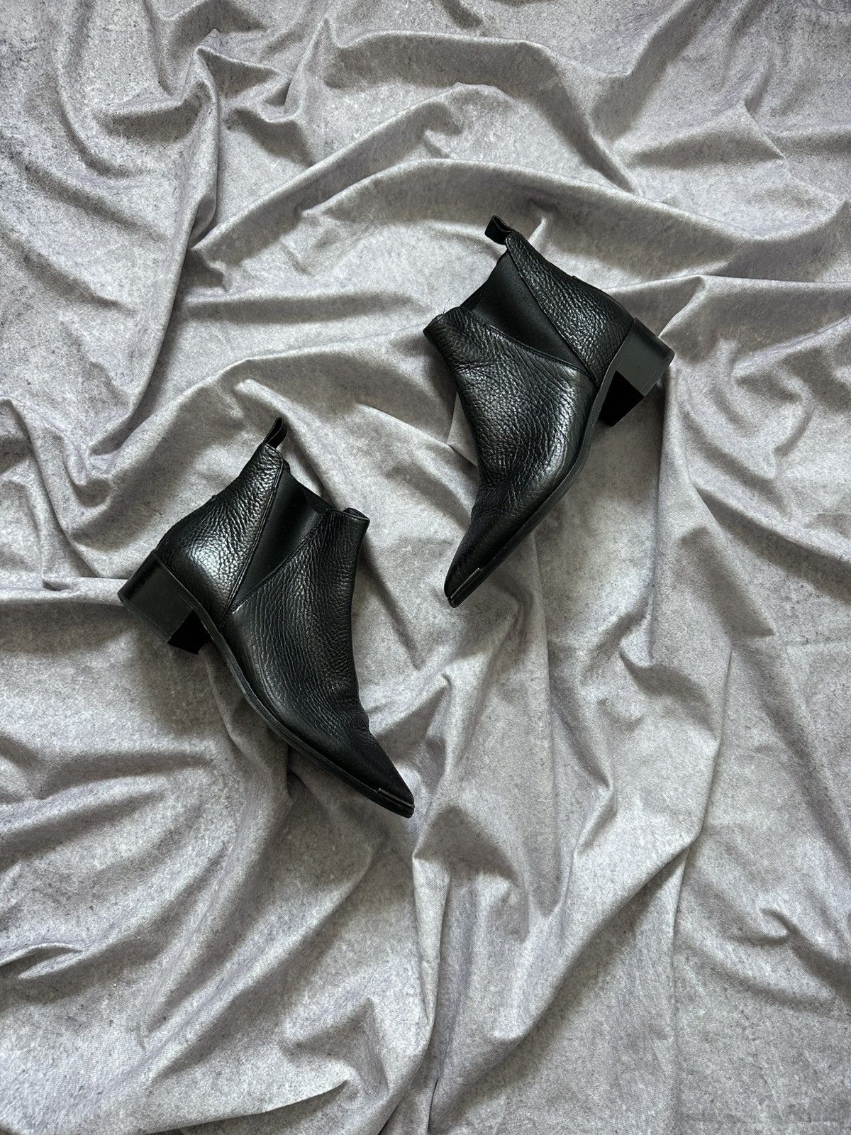 Acne Studios Acne Studios Jensen Ankle Boots In Leather Women Black Size US 6 / IT 36 - 2 Thumbnail