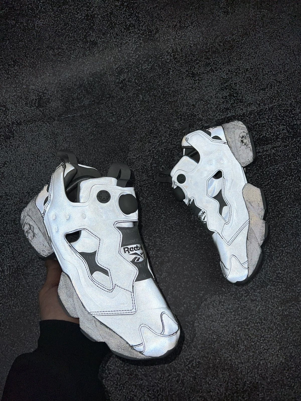 Vetements andwer Grey Reebok Edition Reflective