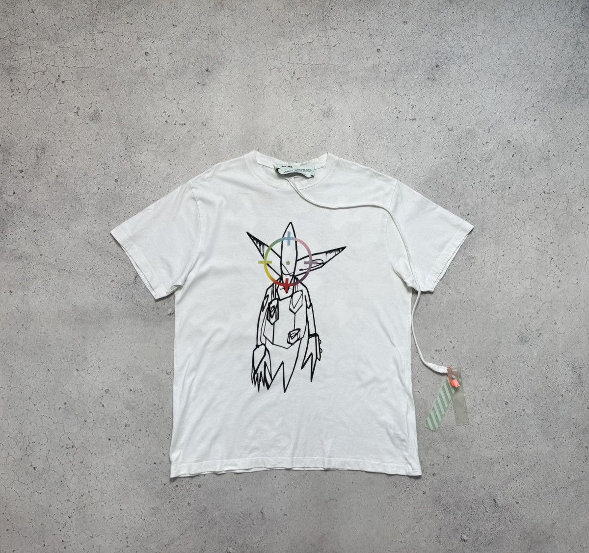 Off-White Off-White Futura Alien New T-Shirt Big Logo Luxury Size US S / EU 44-46 / 1 - 1 Thumbnail