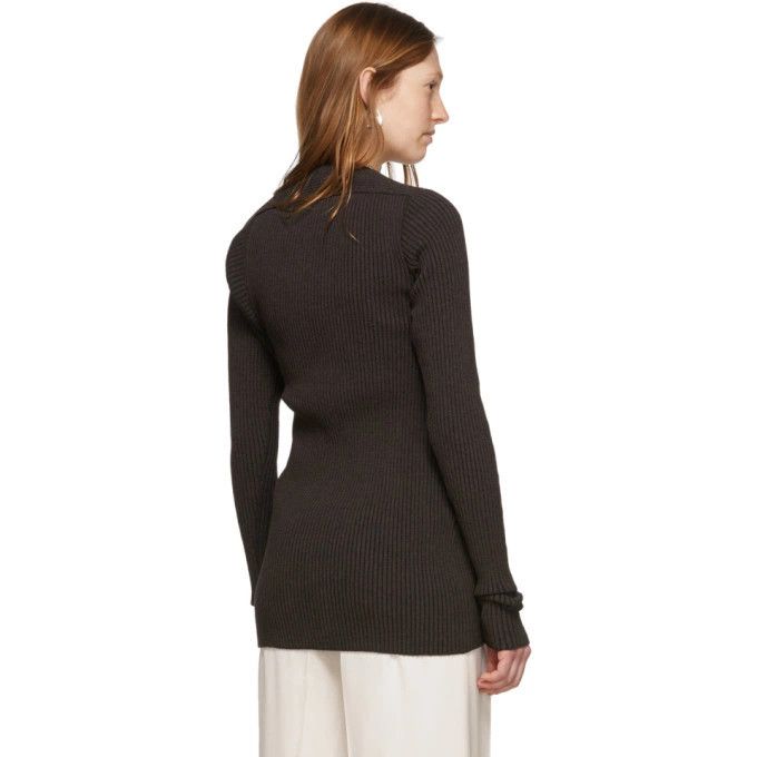 Bottega Veneta o1y0725 Mini Dress in Chocolate Brown Size XS / US 0-2 / IT 36-38 - 4 Thumbnail