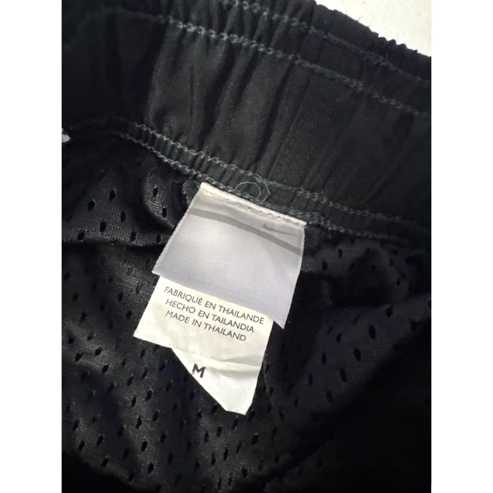 Nike Nike Shorts M Lined Black White Spell Out Gym Basketball Nike Air Y2K Mens M Athletic Activewear Size US 31 - 4 Thumbnail