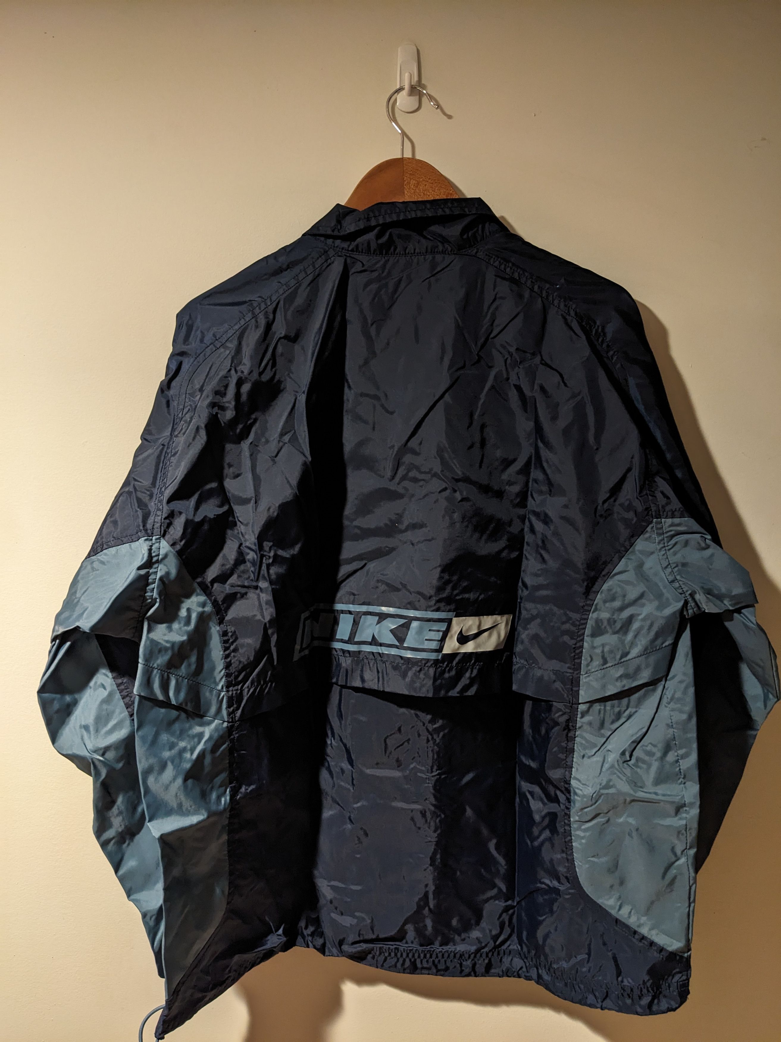 Vintage Y2K Nike Mini Swoosh Essential Full Zip Windbreaker