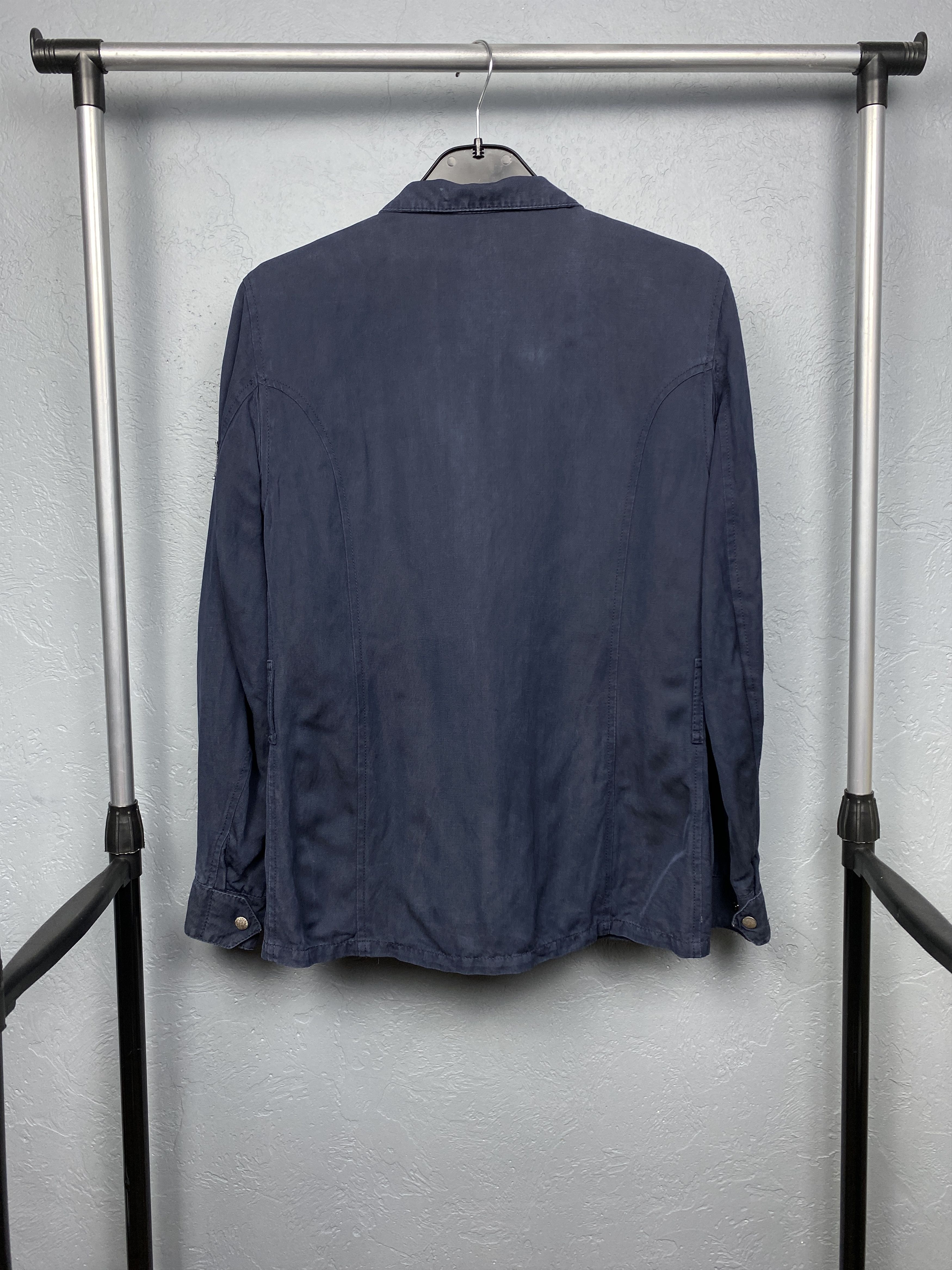 Belstaff × Vintage Belstaff Vintage Womens Linen Jacket Size M / US 6-8 / IT 42-44 - 8 Thumbnail