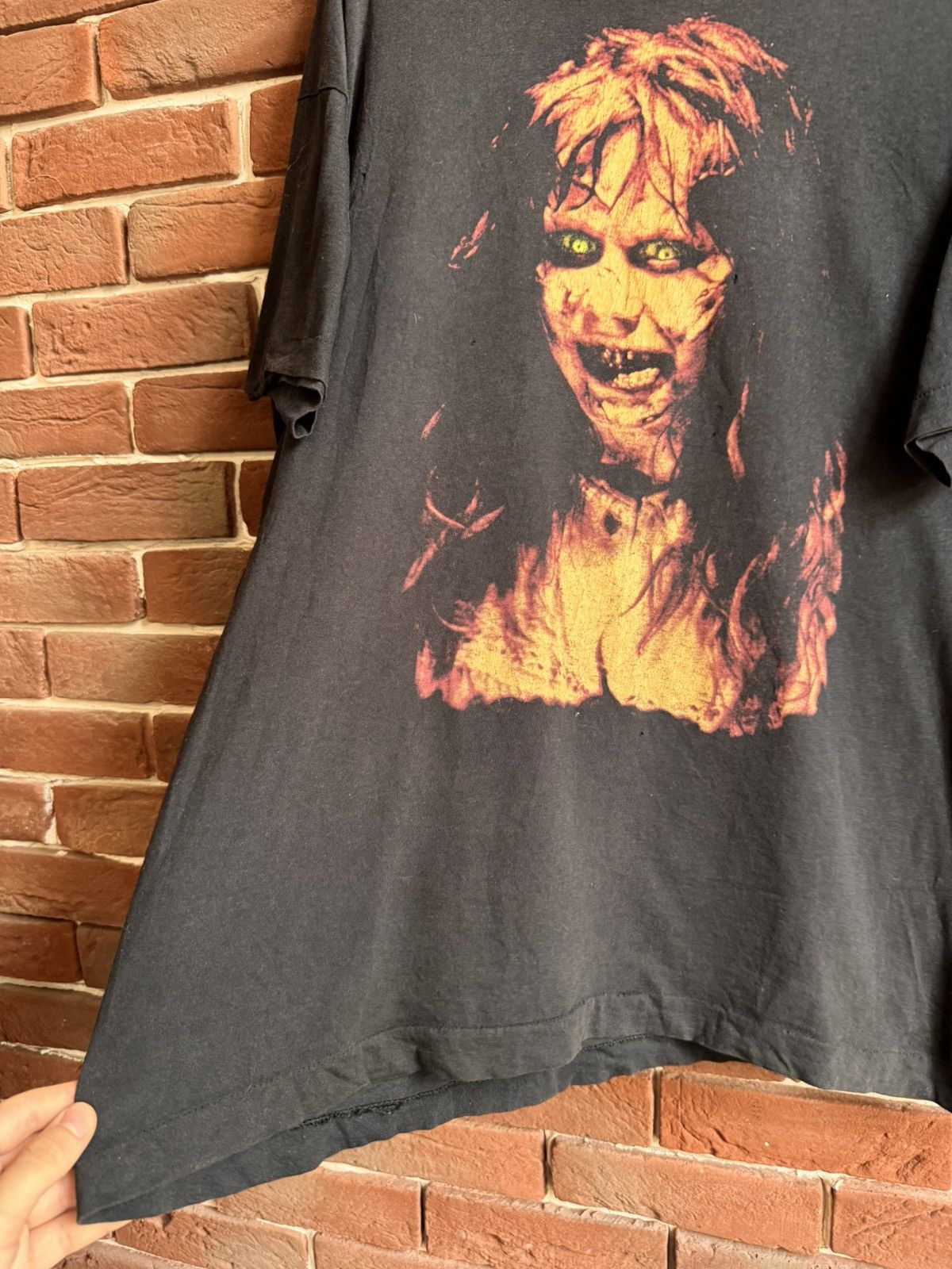 Band Tees 90s Vintage The Exorcist Horror Movie Film Band Tee Shirt Xl Size US XL / EU 56 / 4 - 3 Thumbnail