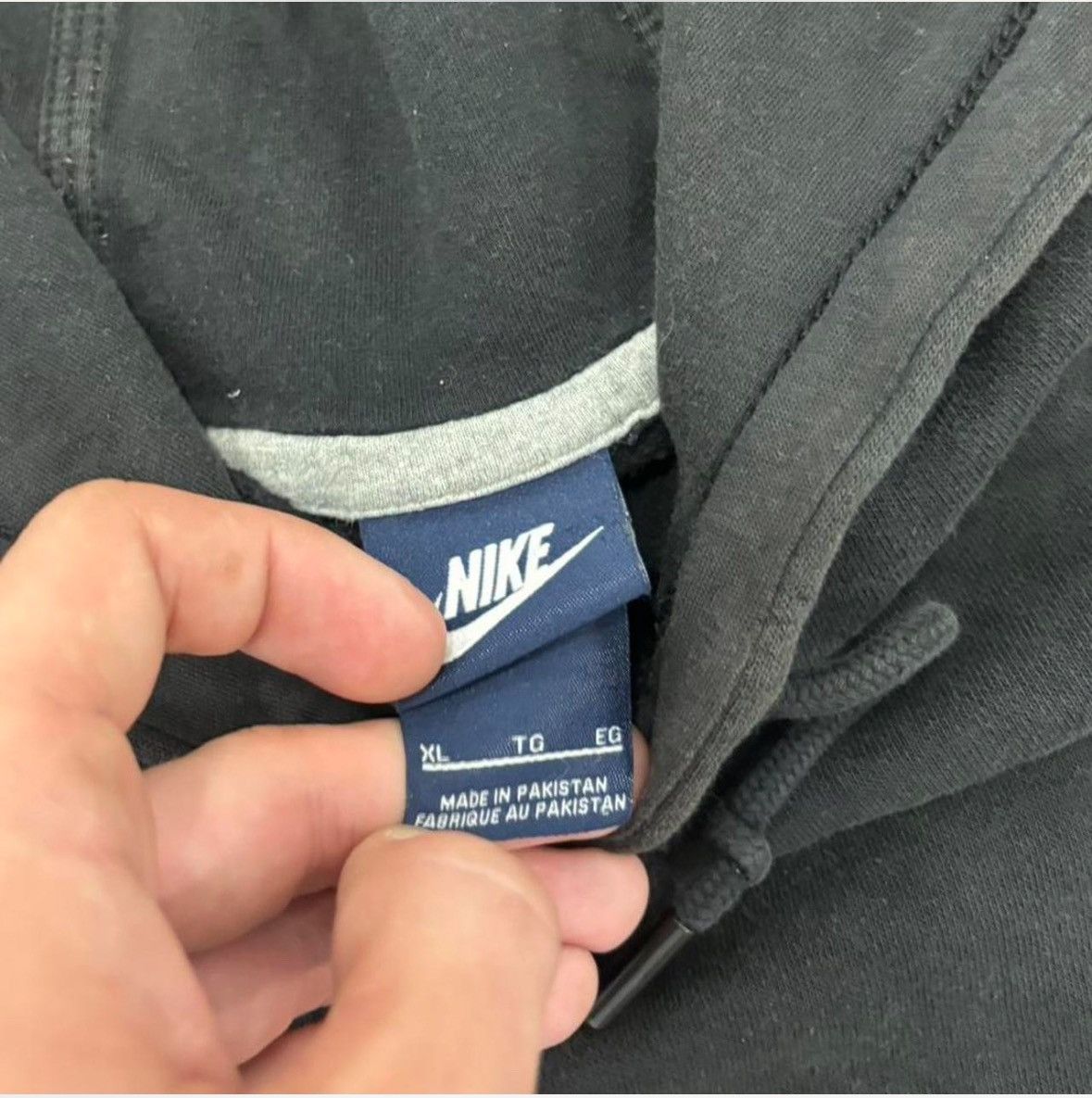 Nike × Vintage nike swoosh hoodie Size US XL / EU 56 / 4 - 4 Thumbnail