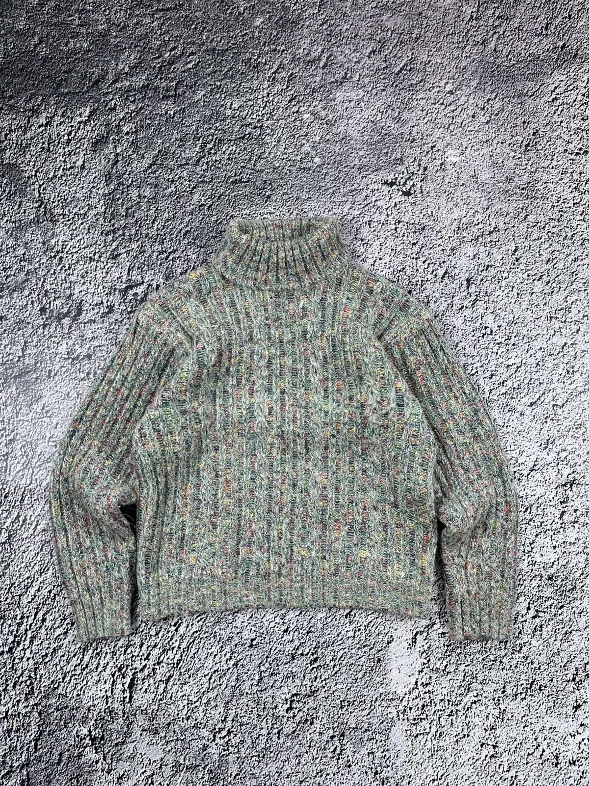Japanese Brand Vintage Y2K ribbed 00s style 2000s sweater streetwear Size M / US 6-8 / IT 42-44 - 1 Thumbnail