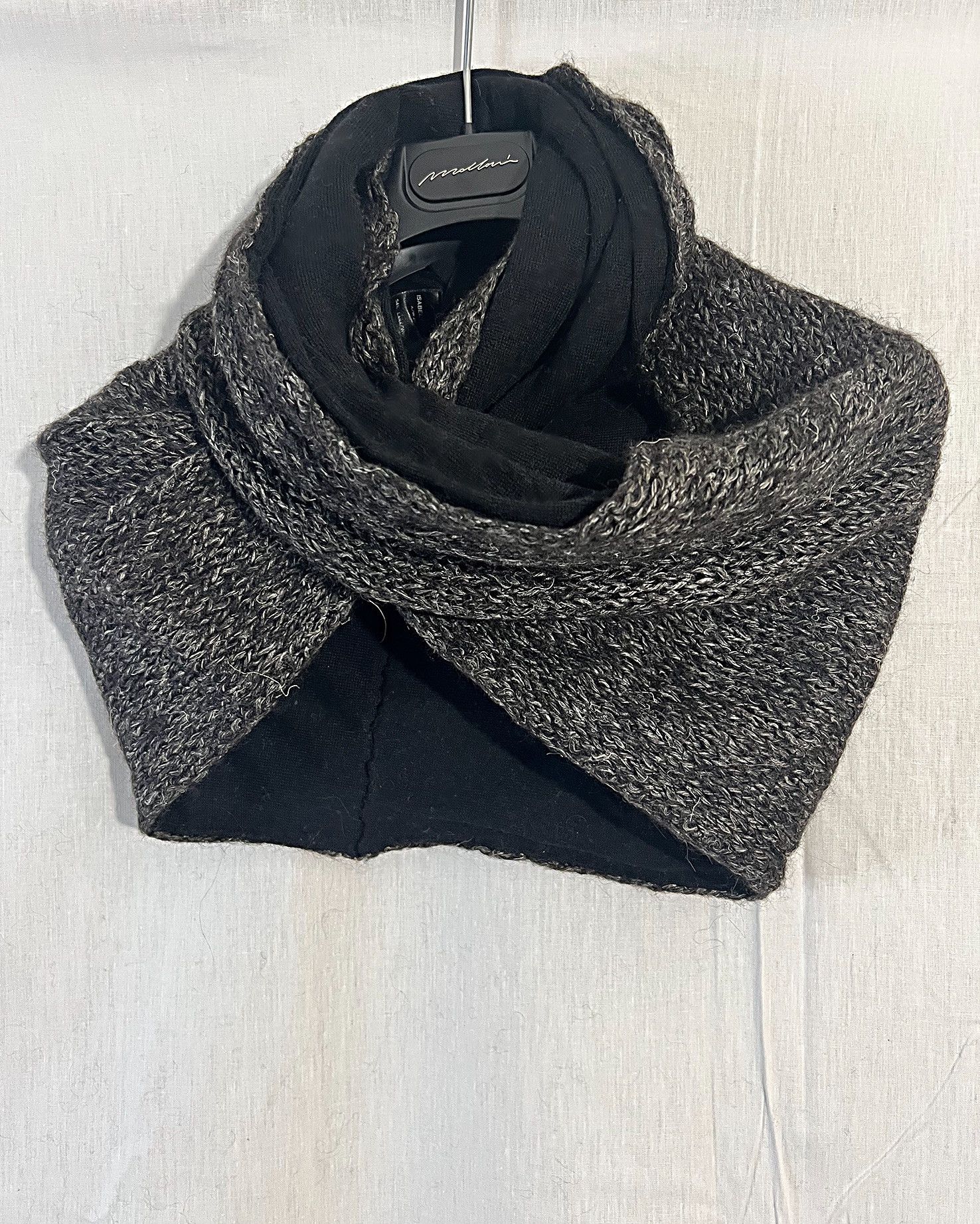 Isabel Benenato Alpaca Sweater + Collar Scarf Size US L / EU 52-54 / 3 - 10 Thumbnail