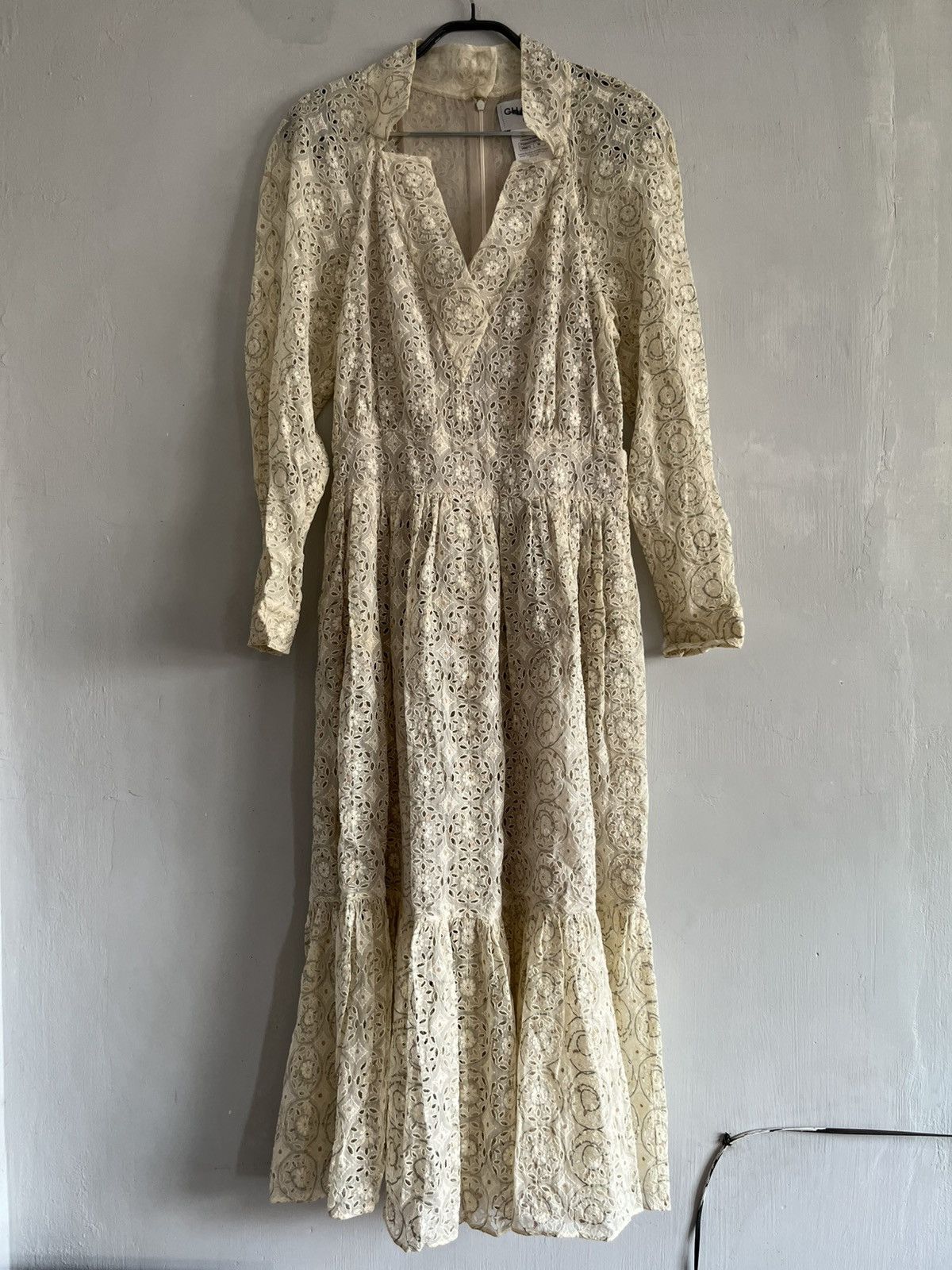 Chanel Chanel Camellia Accent Lace & Scalloped Accents Long Sleeve Size XS / US 0-2 / IT 36-38 - 1 Thumbnail
