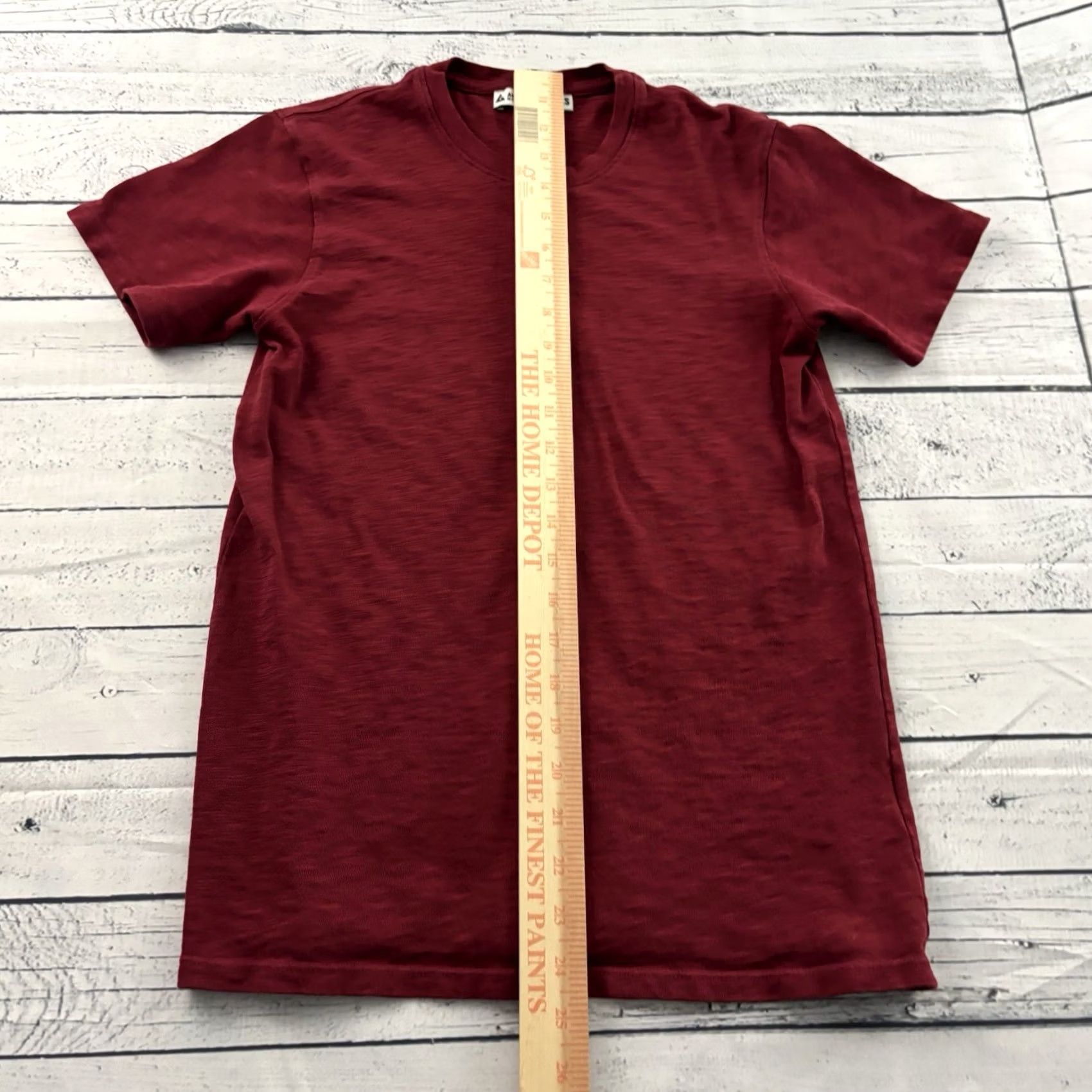 Vintage American Giant T-Shirt Womens XS Maroon USA Short Sleeve Cotton Shirt Decade USA Womens XS Maroon Shirt Size XS / US 0-2 / IT 36-38 - 3 Thumbnail