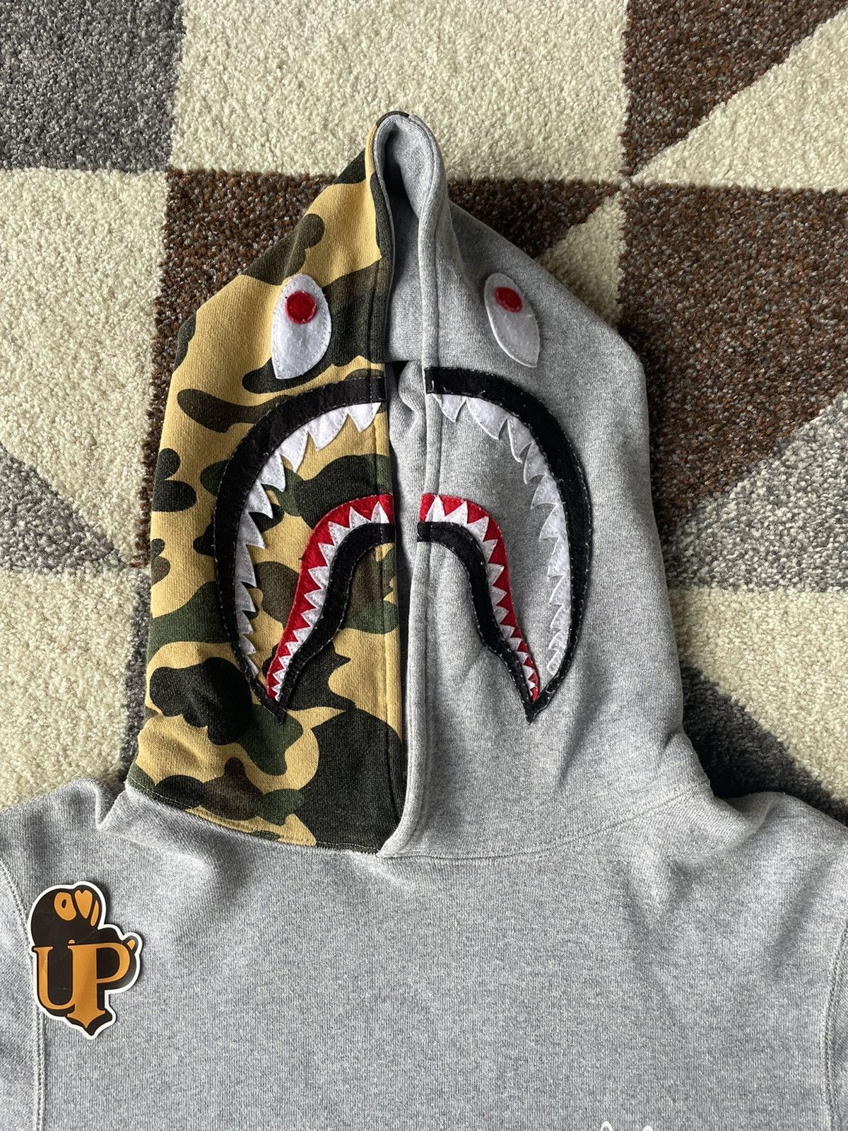 Bape Shark Pullover Hoodie Size S / US 4 / IT 40 - 3 Thumbnail