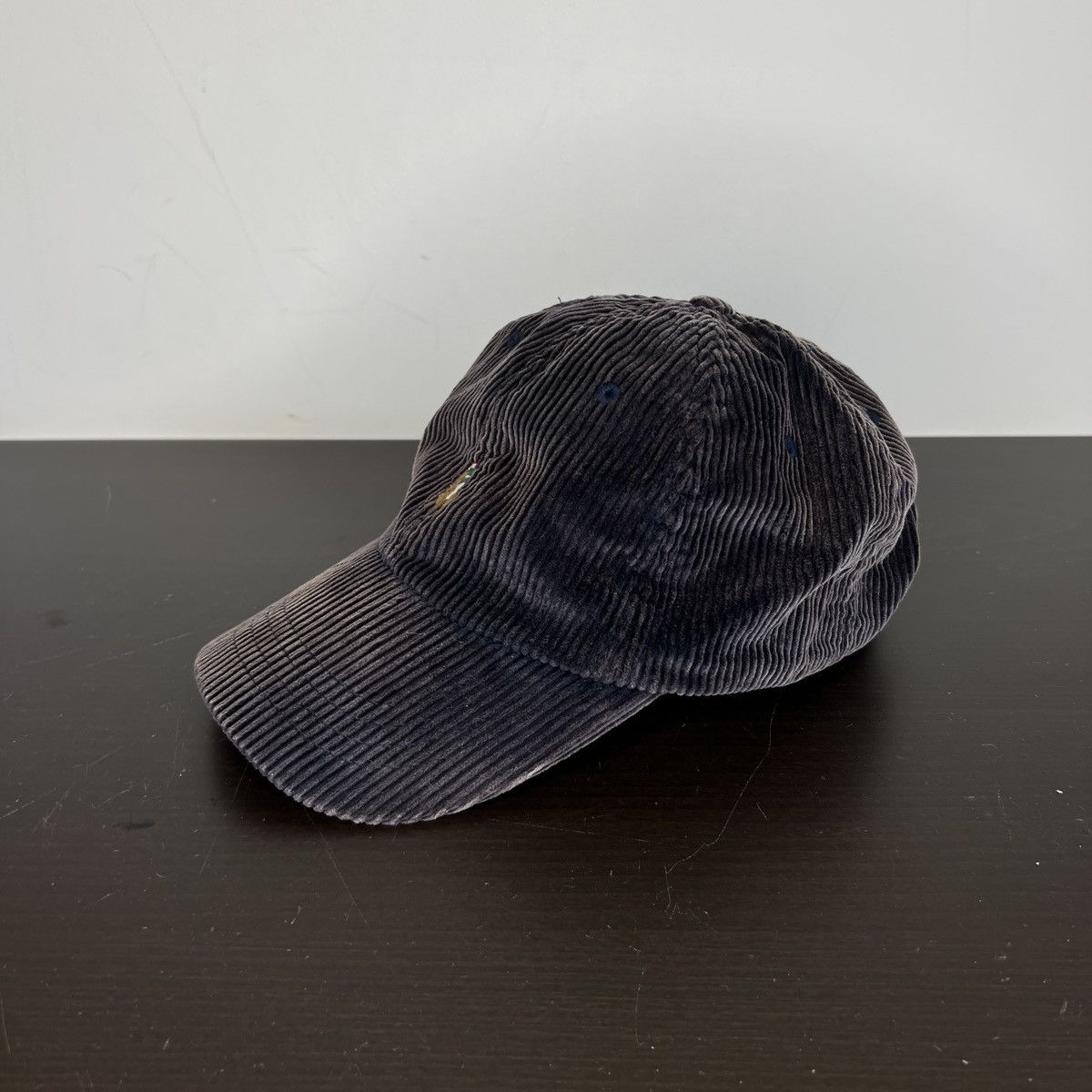 Polo Ralph Lauren Polo Ralph Lauren Vintage Cap Hat Pony Logo Corduroy Navy Size ONE SIZE - 2 Thumbnail