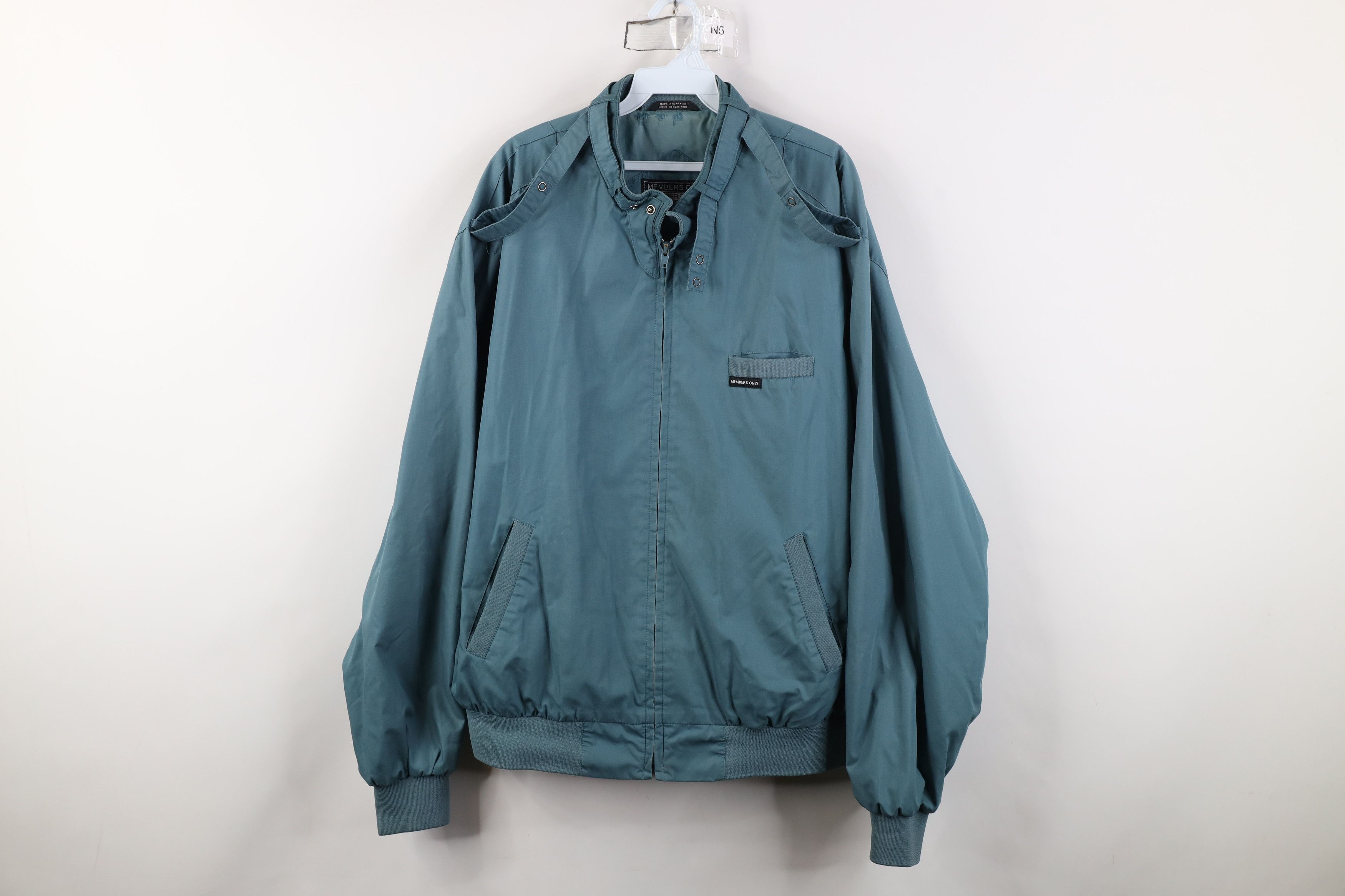 Vintage Vintage 80s 90s Members Only Cafe Racer Bomber Jacket Teal Size US XL / EU 56 / 4 - 1 Thumbnail