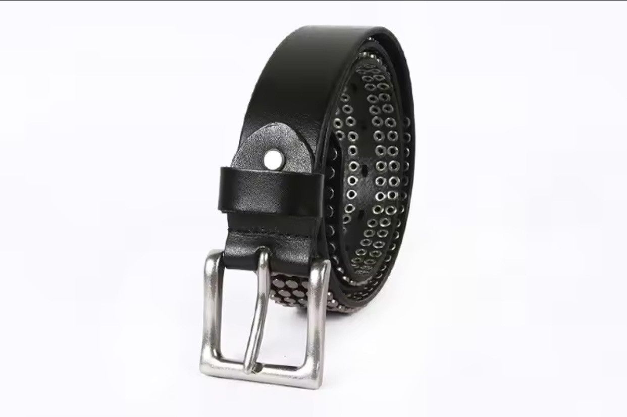 Genuine Leather × Japanese Brand Heavy Metal Genuine Leather Belt Size ONE SIZE - 2 Thumbnail