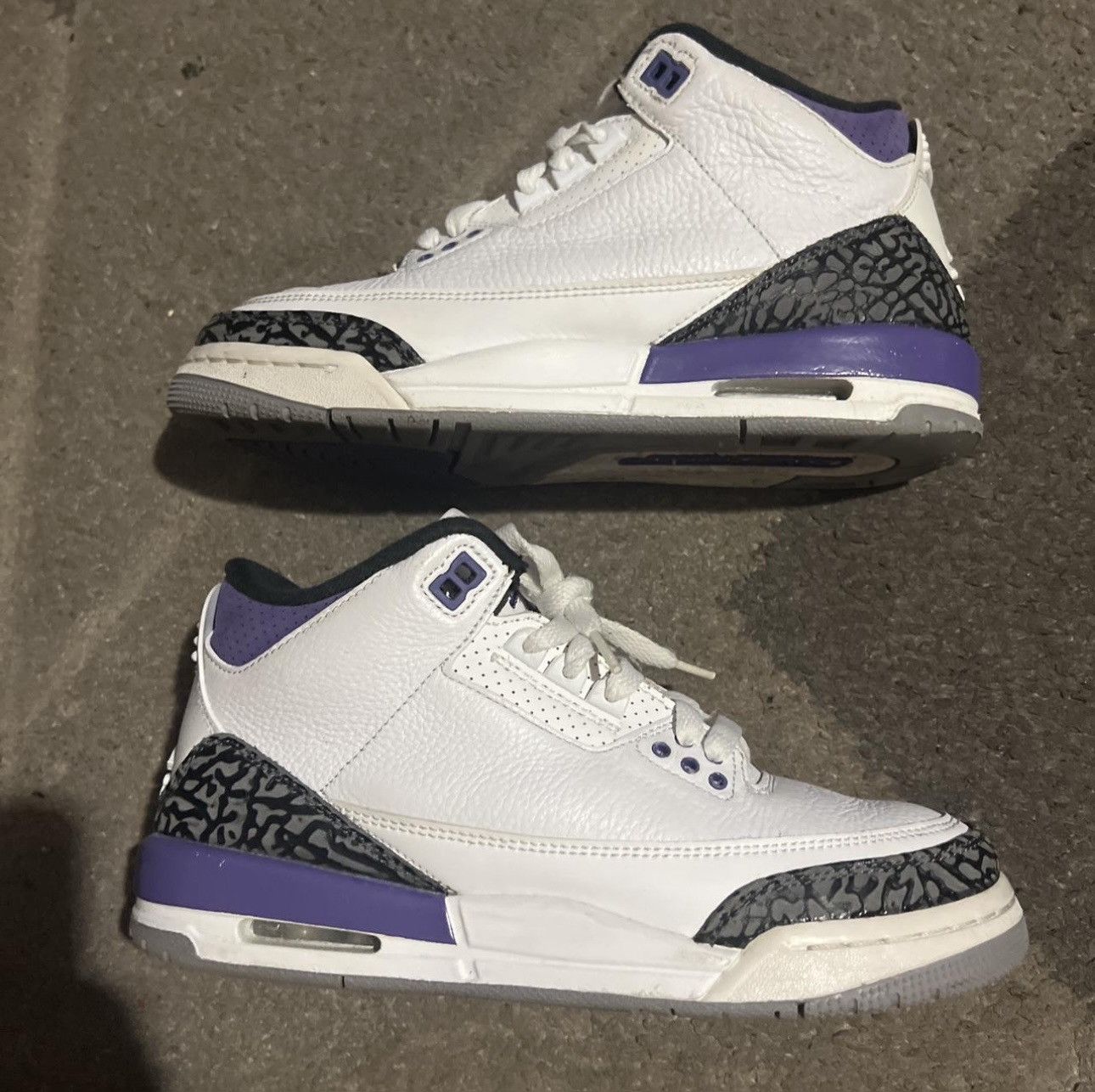Jordan Brand Air Jordan 3 Retro ‘Dark Iris’ Size US 6.5 / EU 39-40 - 1 Thumbnail