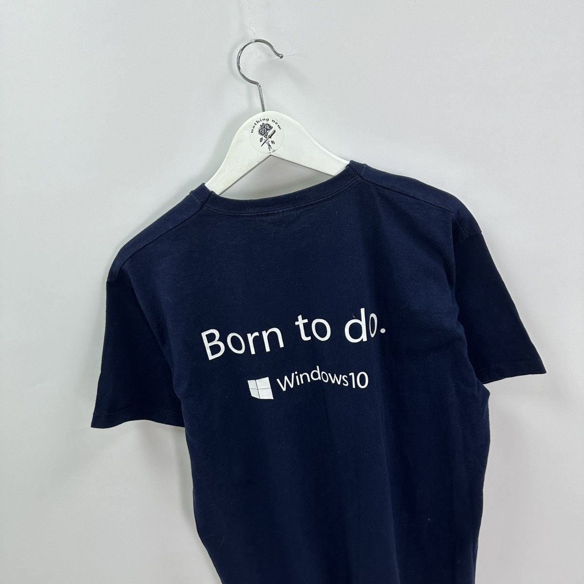 Microsoft Vintage 00s Windows 10 Respect do born to do tee Microsft Size US M / EU 48-50 / 2 - 2 Thumbnail