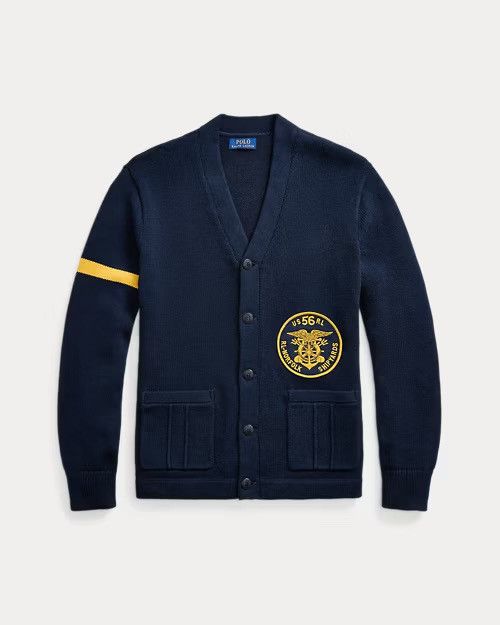 Polo Ralph Lauren POLO RALPH LAUREN Nautical-Inspired Cardigan Navy Sweater Size US L / EU 52-54 / 3 - 2 Thumbnail