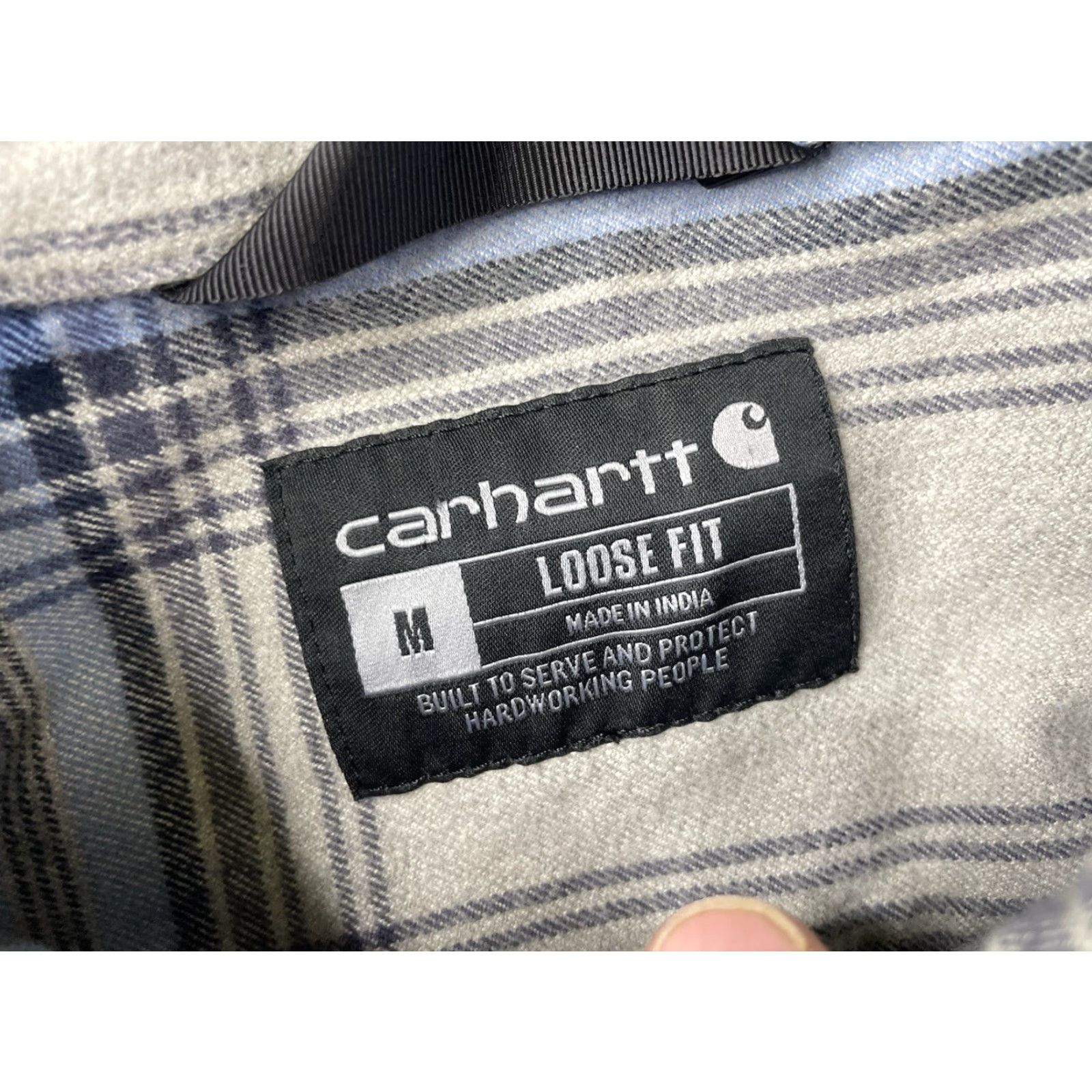 Carhartt Carhartt Shirt Plaid Men Medium M Heavyweight Flannel Long Sleeve Button-Up Pockets Multicolor 105947 Size US M / EU 48-50 / 2 - 3 Thumbnail