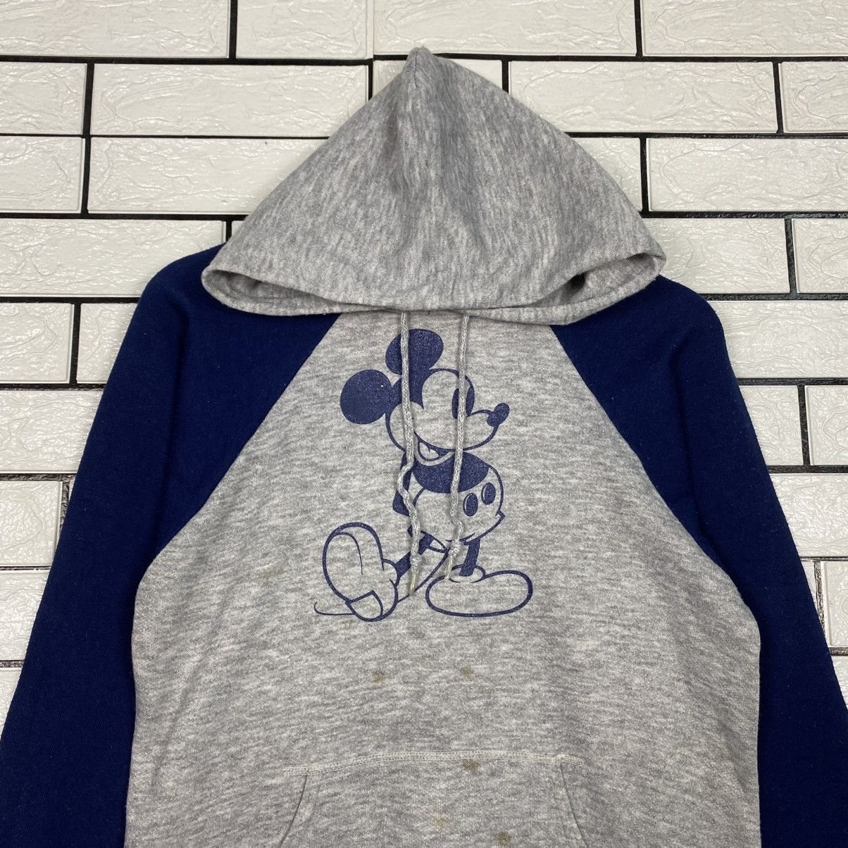 Vintage 📌Vintage Hoodie Sweater Mickey Mouse Big Logo Size US S / EU 44-46 / 1 - 4 Thumbnail