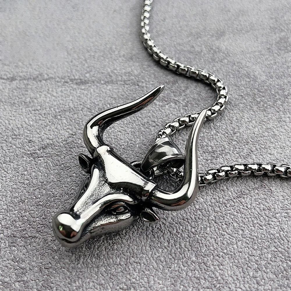 Other Bull Head Pendant Necklace Size ONE SIZE - 6 Thumbnail