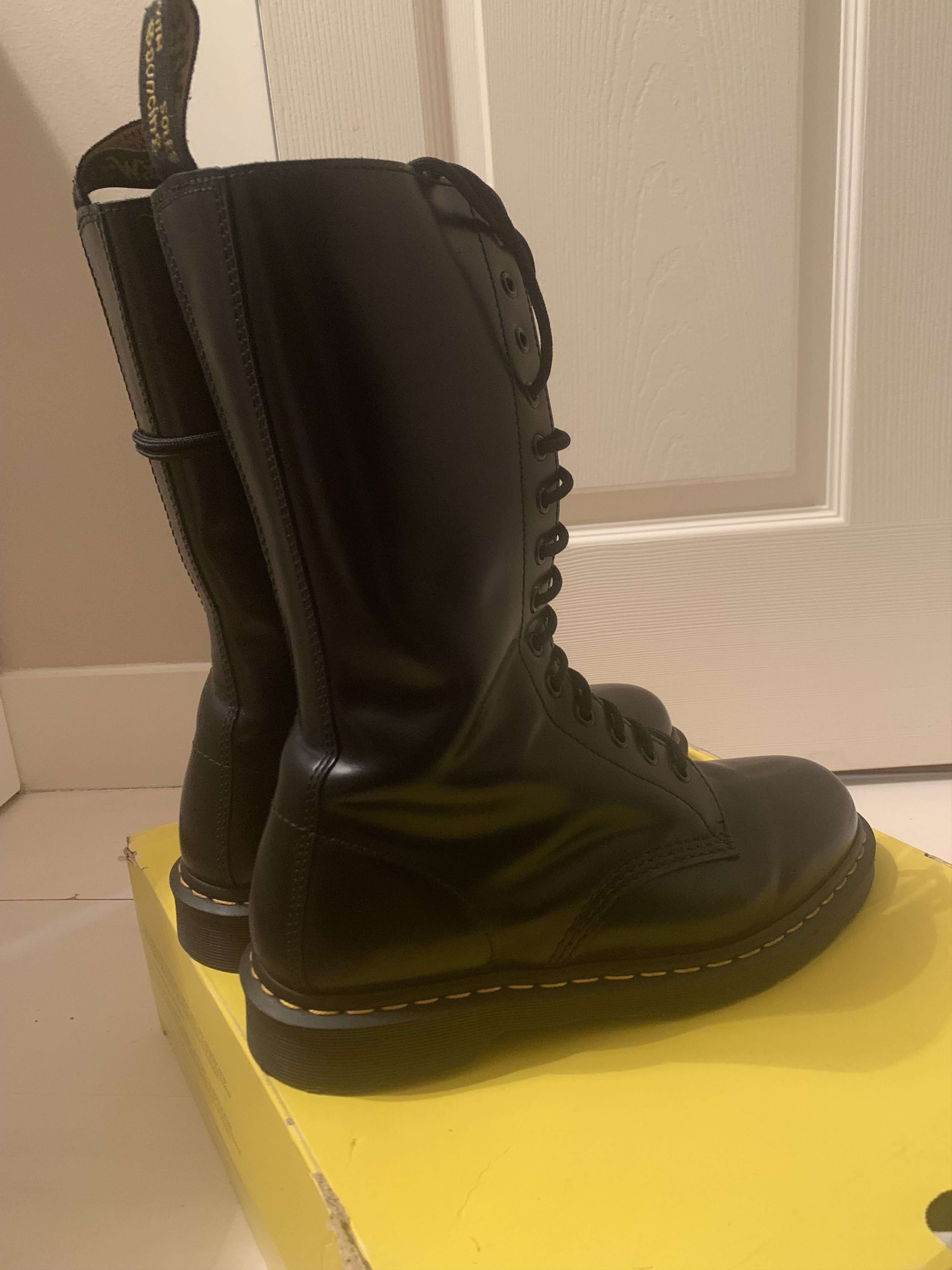 Dr. Martens × Yohji Yamamoto Yohji Yamamoto x Dr. Martens 1914 Zipper Airwair Boots Size US 11 / EU 44 - 7 Thumbnail