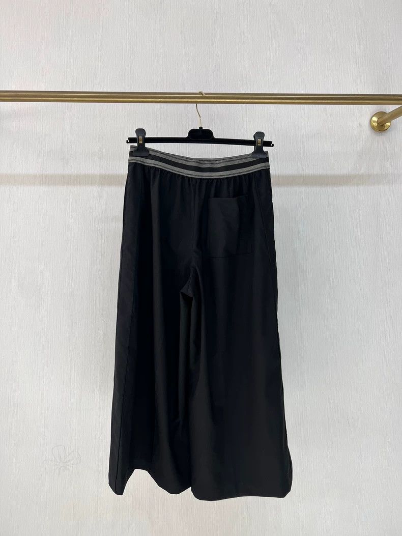 Loewe LOEWE sizeS Slim black wide leg skirt pants Size 27" / US 4 / IT 40 - 2 Thumbnail