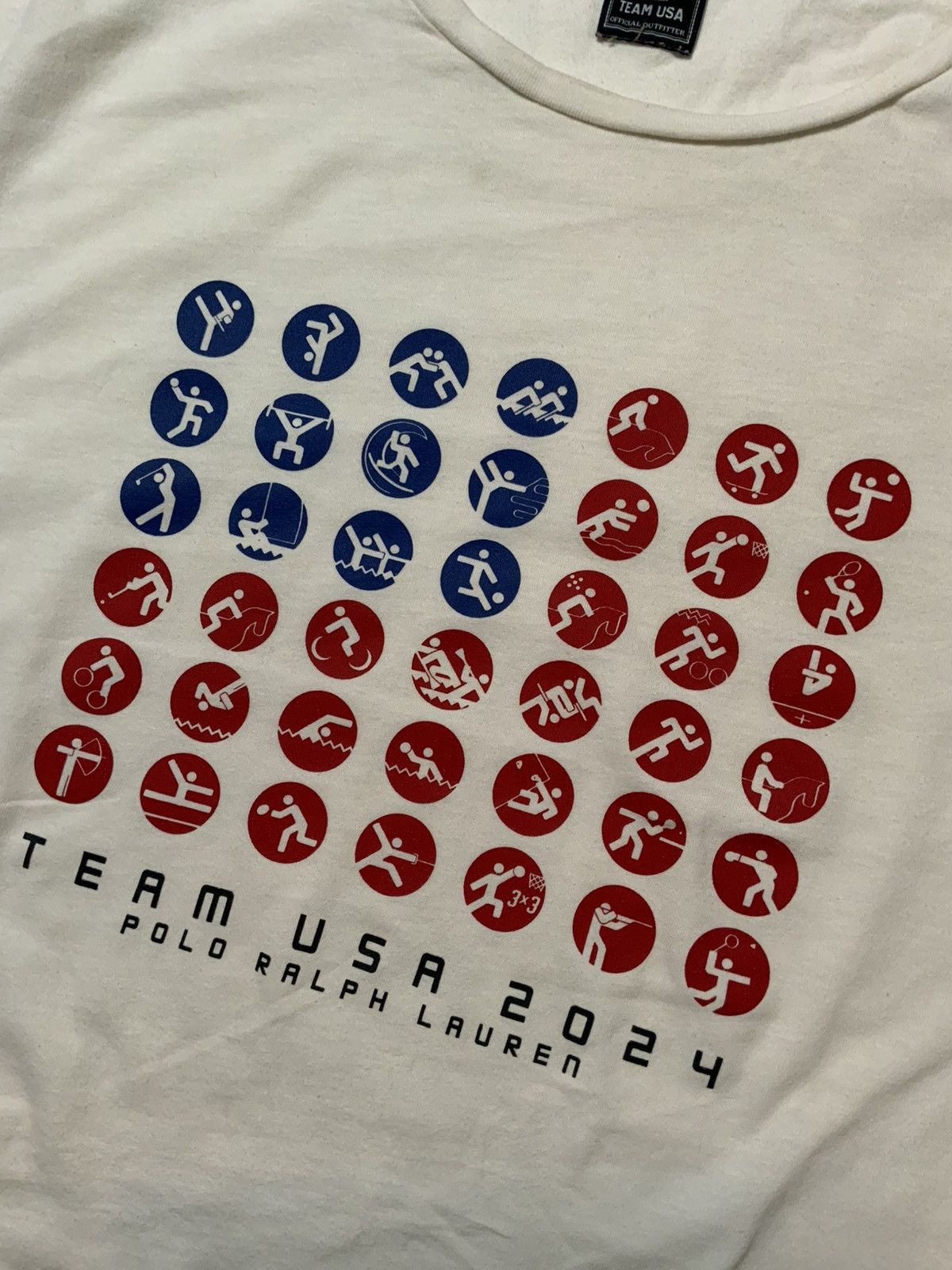 Polo Ralph Lauren × USA Olympics Polo Ralph Lauren Team USA 2024 Olympic Sports L/S T-Shirt Size US XXL / EU 58 / 5 - 5 Thumbnail