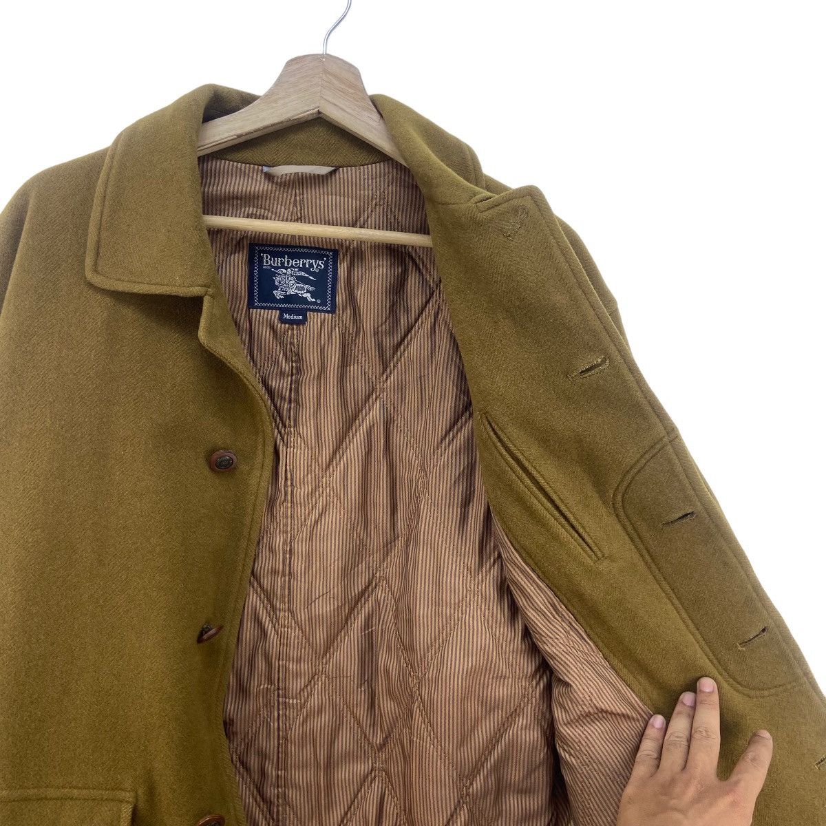 Burberry Prorsum Vintage Burberrys Prorsum Wool Heavy Coat Size US M / EU 48-50 / 2 - 14 Thumbnail