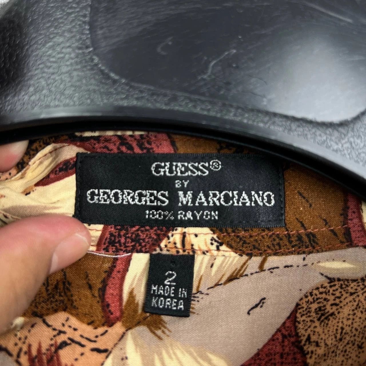 Other Guess by Georges Marciano Shirt Women 2 Hawaiian Button Up Size XS / US 0-2 / IT 36-38 - 7 Thumbnail
