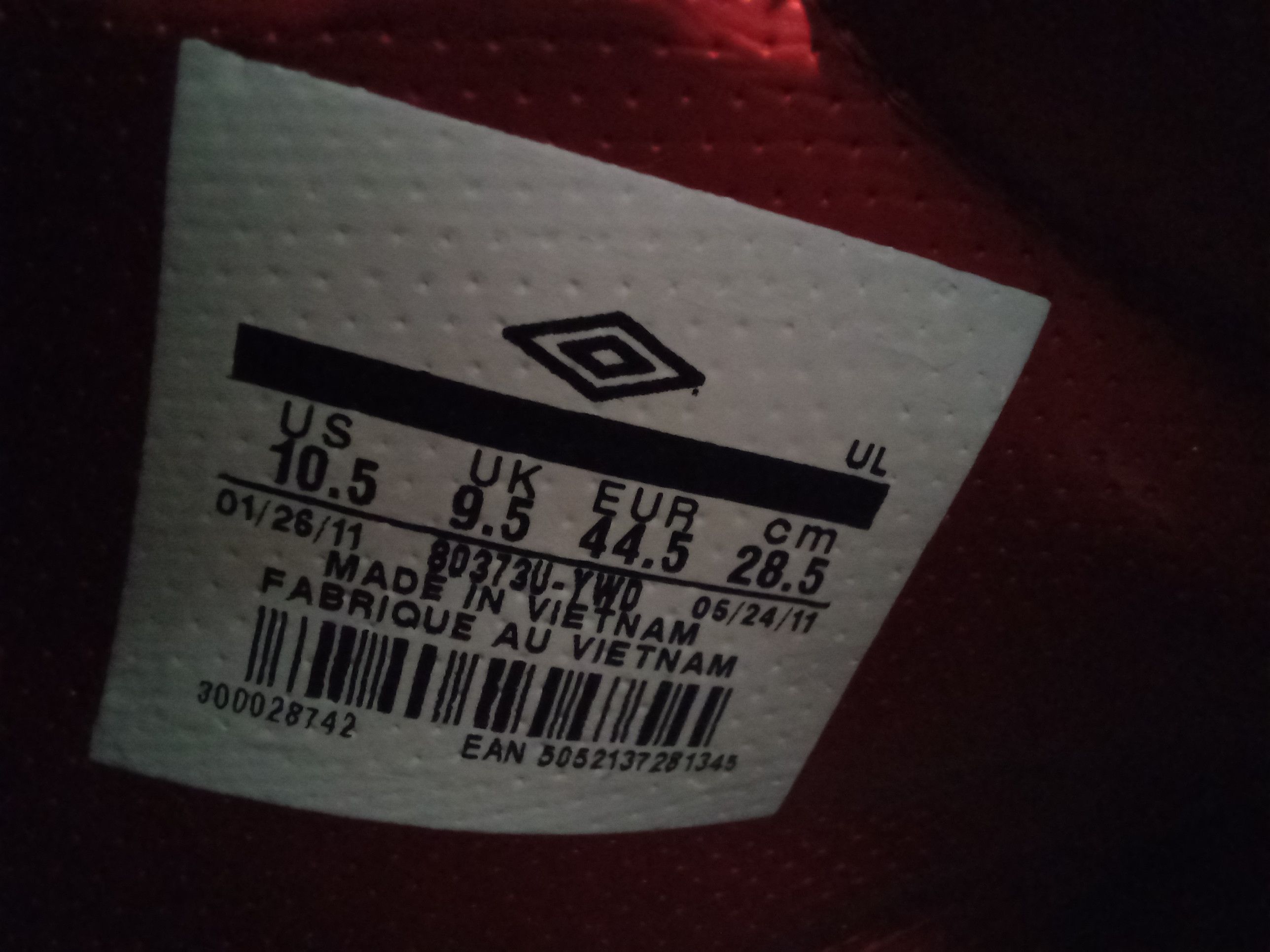 Umbro Vintage Football Boots Umbro Geometra US-10.5 -28.5 cm Size US 10.5 / EU 43-44 - 5 Thumbnail