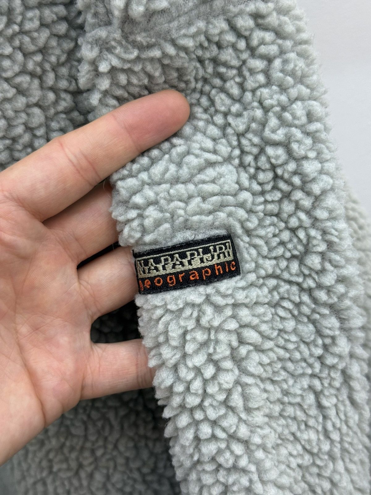 Napapijri Napapijri Teddy Fleece Sherpa Zip Jacket Size US L / EU 52-54 / 3 - 5 Thumbnail