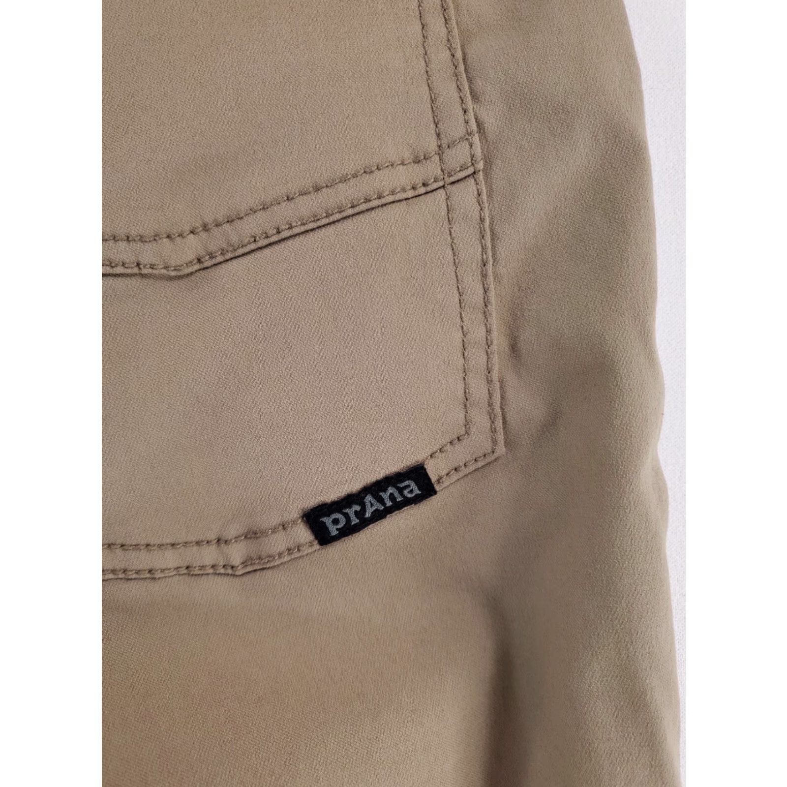 Prana prAna Brion Pants Hiking Performance Brown Mens 34 x 31 Inseam 31 Chino Pants Regular Mens Brown 34 Size US 34 / EU 50 - 4 Thumbnail