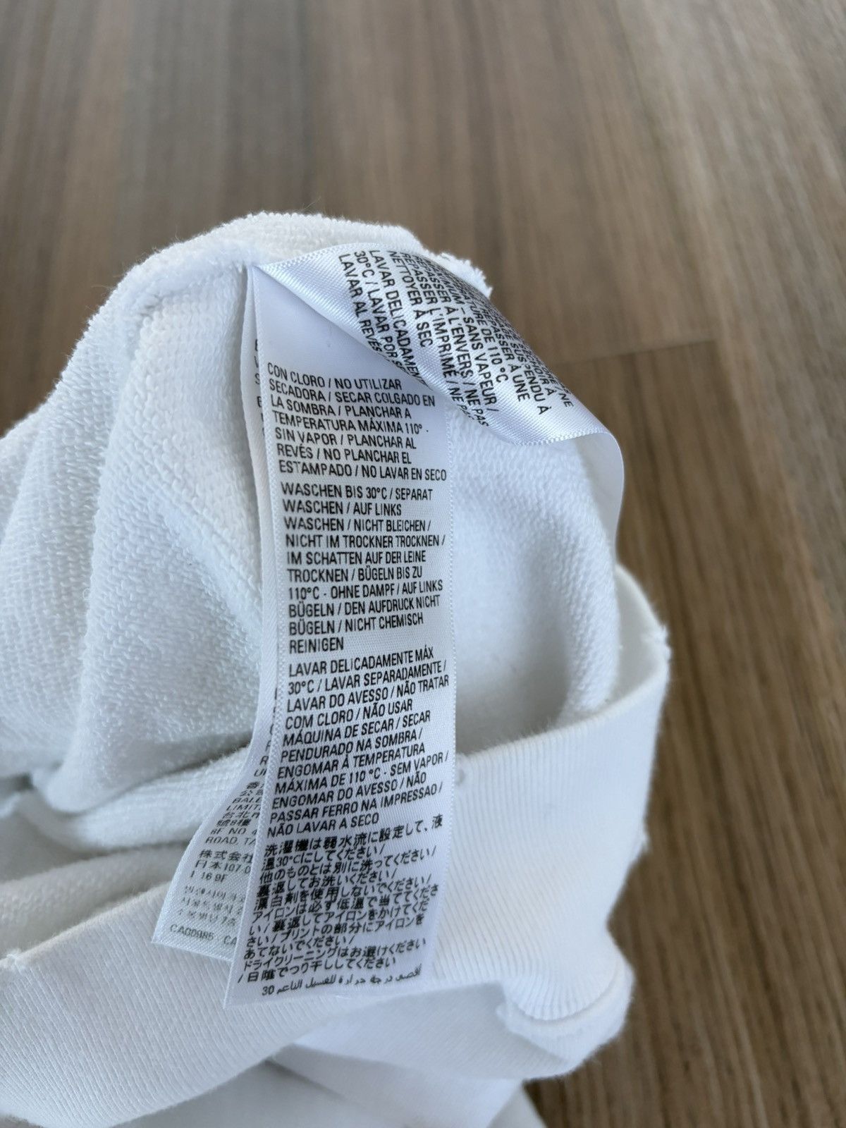 Balenciaga Balenciaga BB Logo Hoodie White Small Distressed Paris Rare Size US S / EU 44-46 / 1 - 5 Thumbnail
