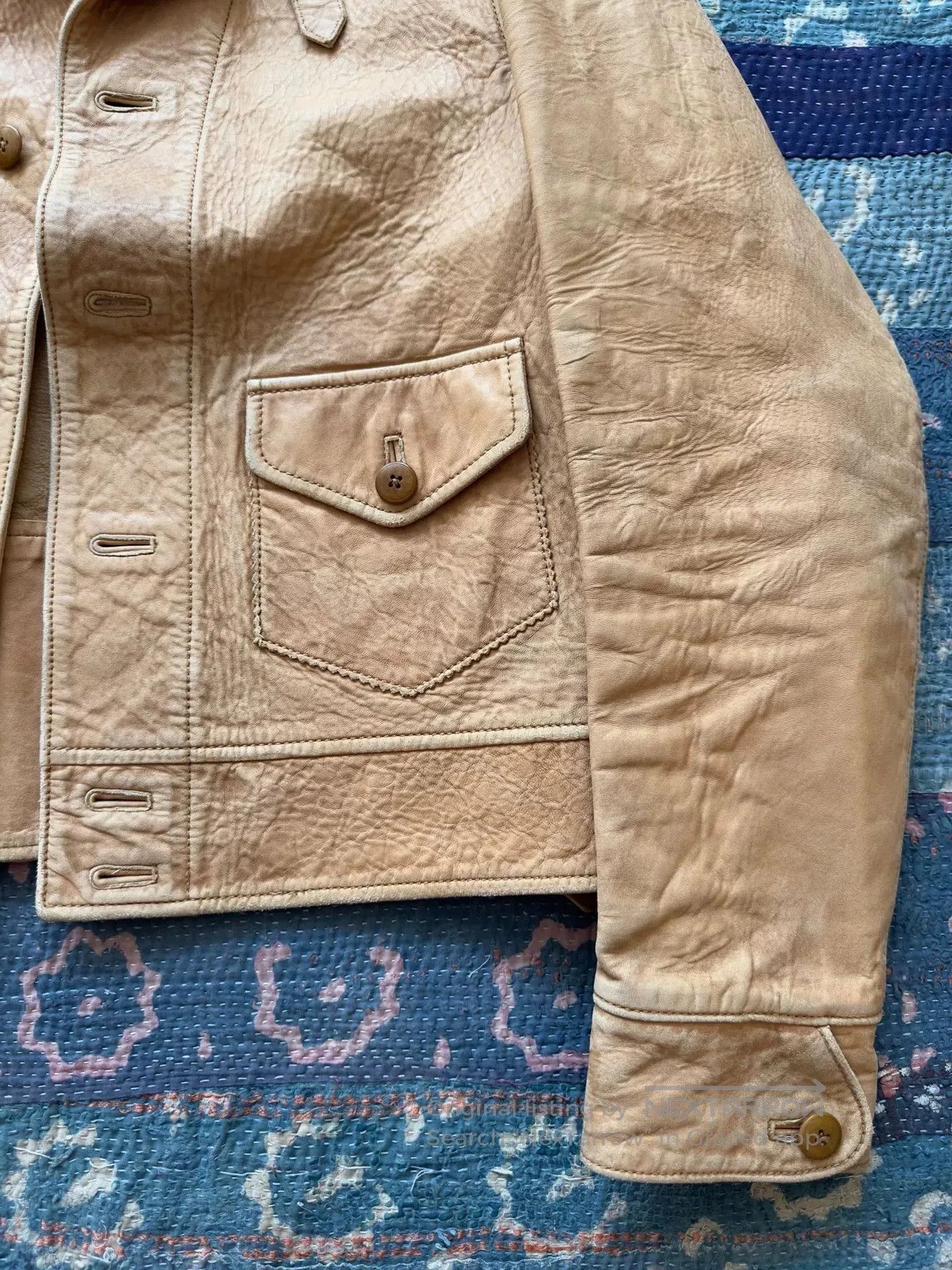 RRL Ralph Lauren beige leather jacket by polo ralph lauren. Size US M / EU 48-50 / 2 - 5 Thumbnail