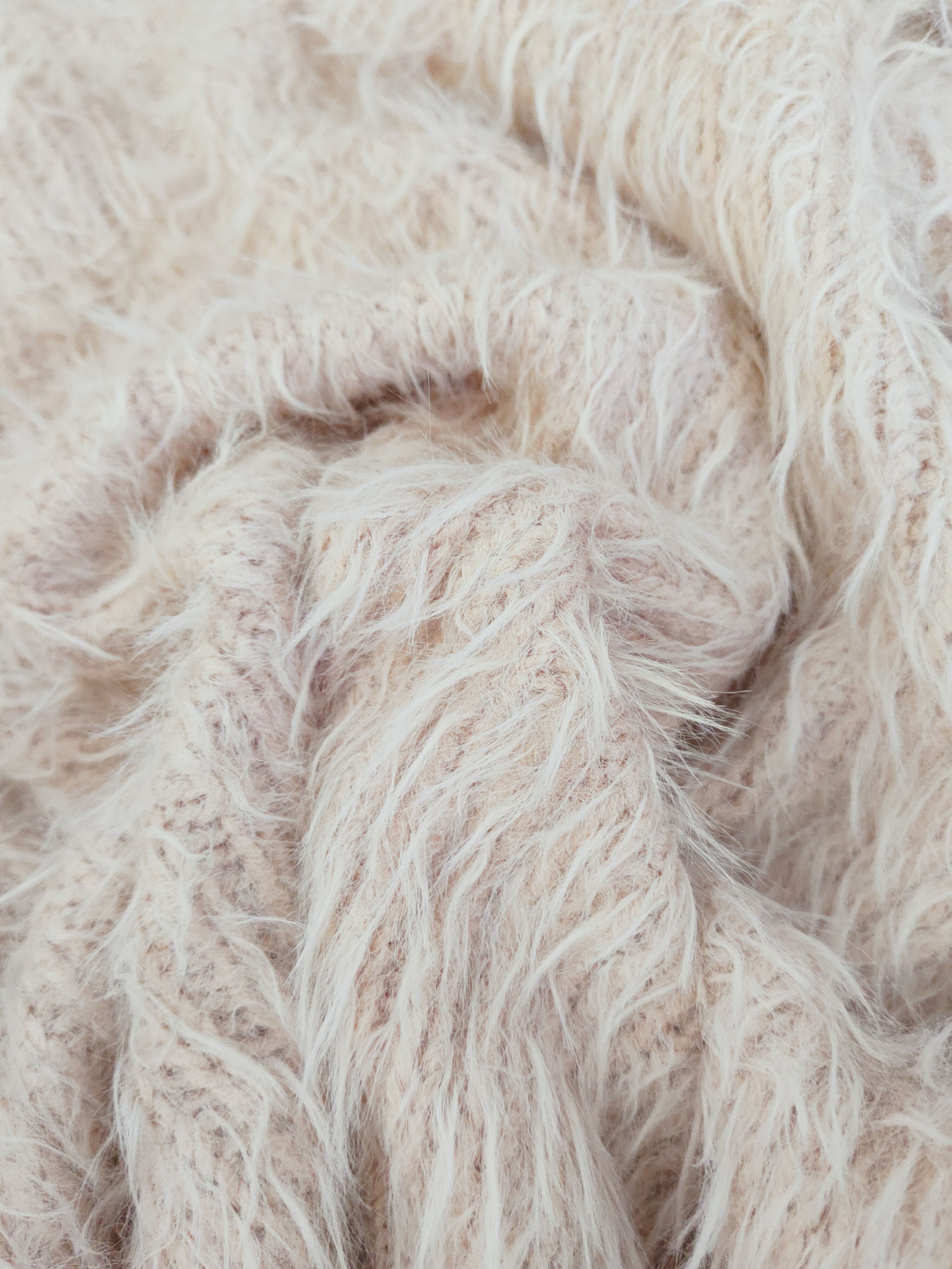 Japanese Brand × Vintage GRL Pink Fur Mohair Knitwear COOL DESIGN Size L / US 10 / IT 46 - 10 Thumbnail