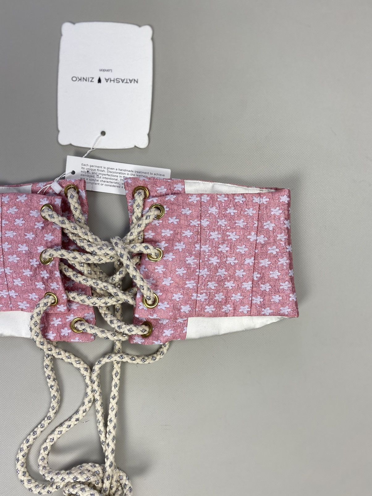 Designer × Natasha Zinko BNWT! Natasha Zinko Brocade Corset Belt size US 0 / IT 38 Size ONE SIZE - 13 Thumbnail