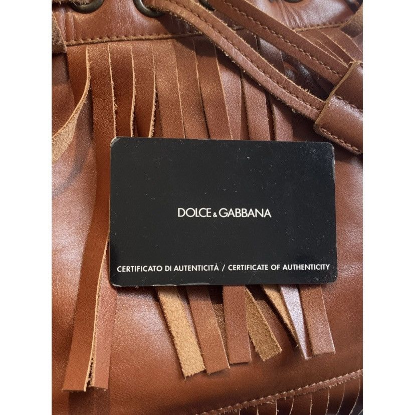 Dolce & Gabbana Dolce & Gabbana borsa a tracolla in pelle marrone Size ONE SIZE - 5 Thumbnail