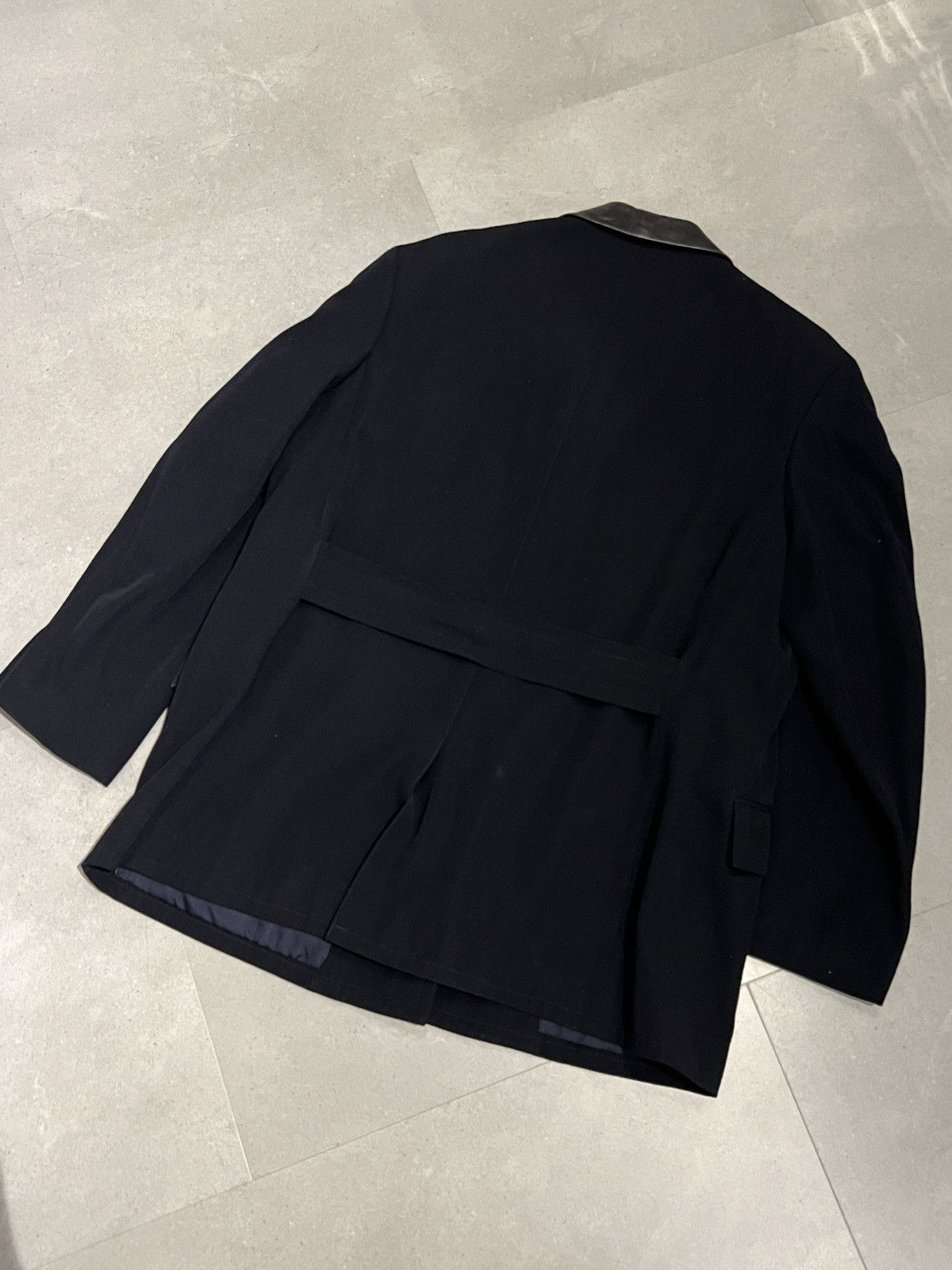 Comme des Garcons Homme Plus AW91 6.1 The Men Yohji Yamamoto Pour Homme Lambskin Jacket Size US L / EU 52-54 / 3 - 2 Thumbnail