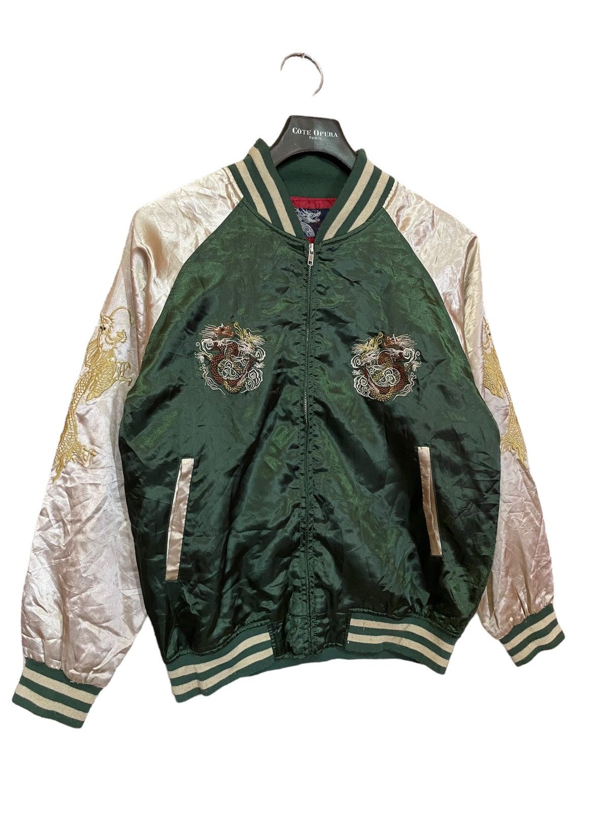 Japanese Brand × Traditional Weatherwear Sukajan dragon jacket satin emboidery Size US L / EU 52-54 / 3 - 3 Thumbnail