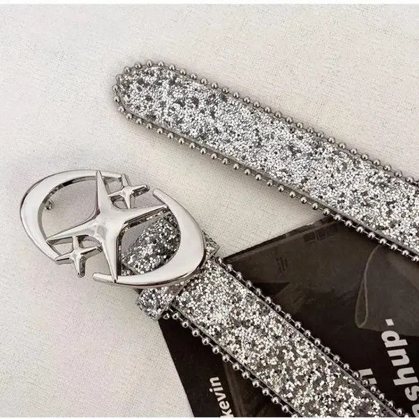 Vintage Vintage Super Glitter Rhinestone Belt Size ONE SIZE - 4 Thumbnail