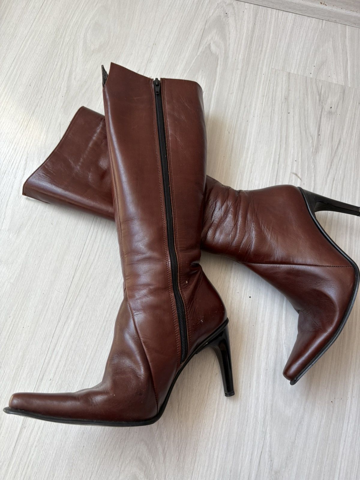 Vintage y2k leather boots Size US 6.5 / IT 36.5 - 17 Thumbnail