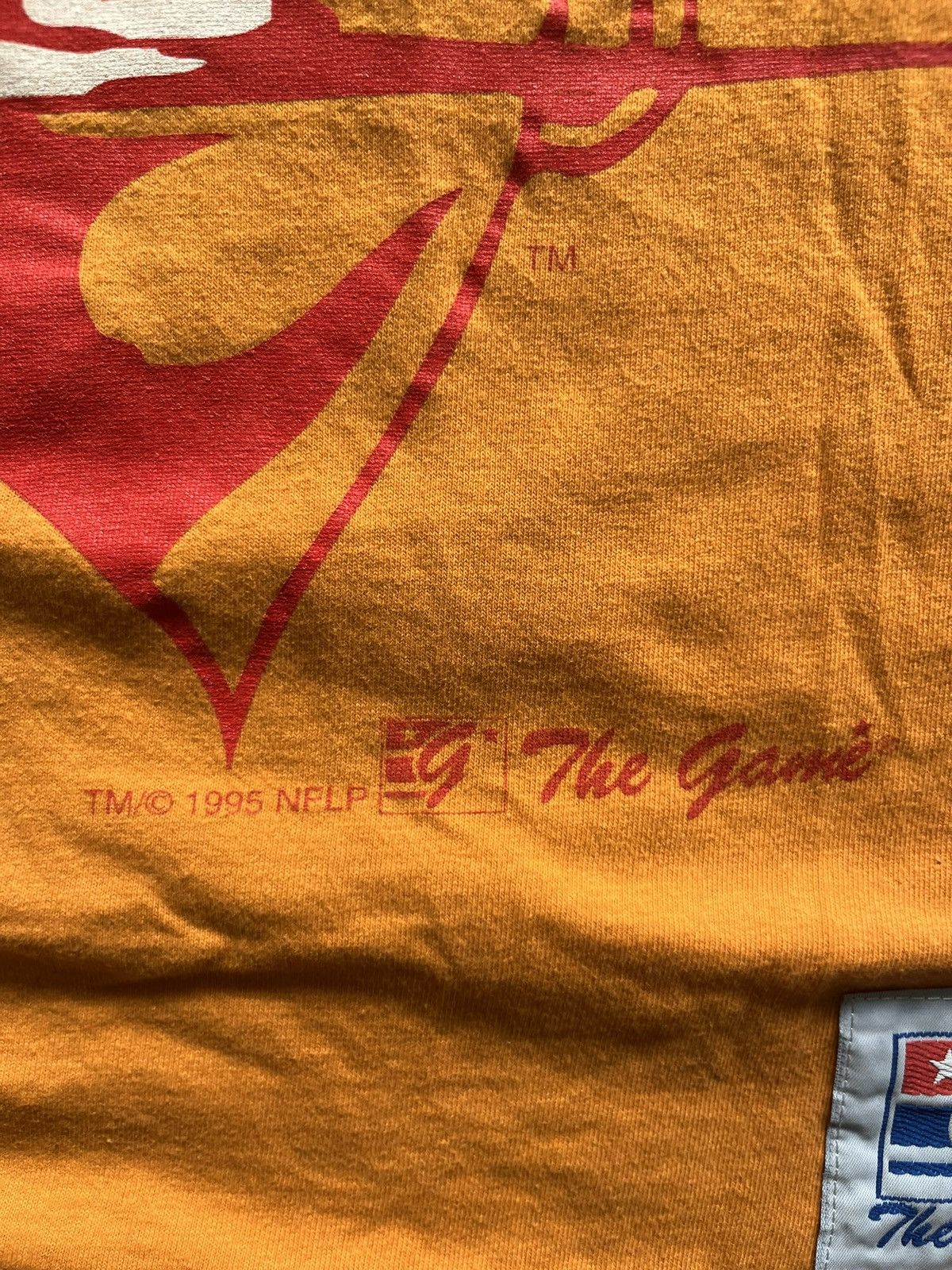 NFL × The Game × Vintage Vintage 1995 Tampa Bay Buccaneers Big Logo NFL Tee Size US M / EU 48-50 / 2 - 4 Thumbnail