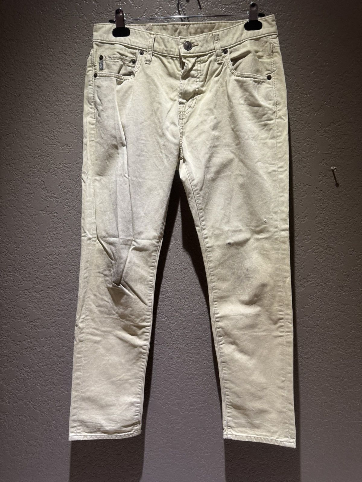 Abercrombie & Fitch 2000s Abercrombie & Fitch Tan Khaki Beige Pants 31W / 30L Size US 30 / EU 46 - 1 Thumbnail
