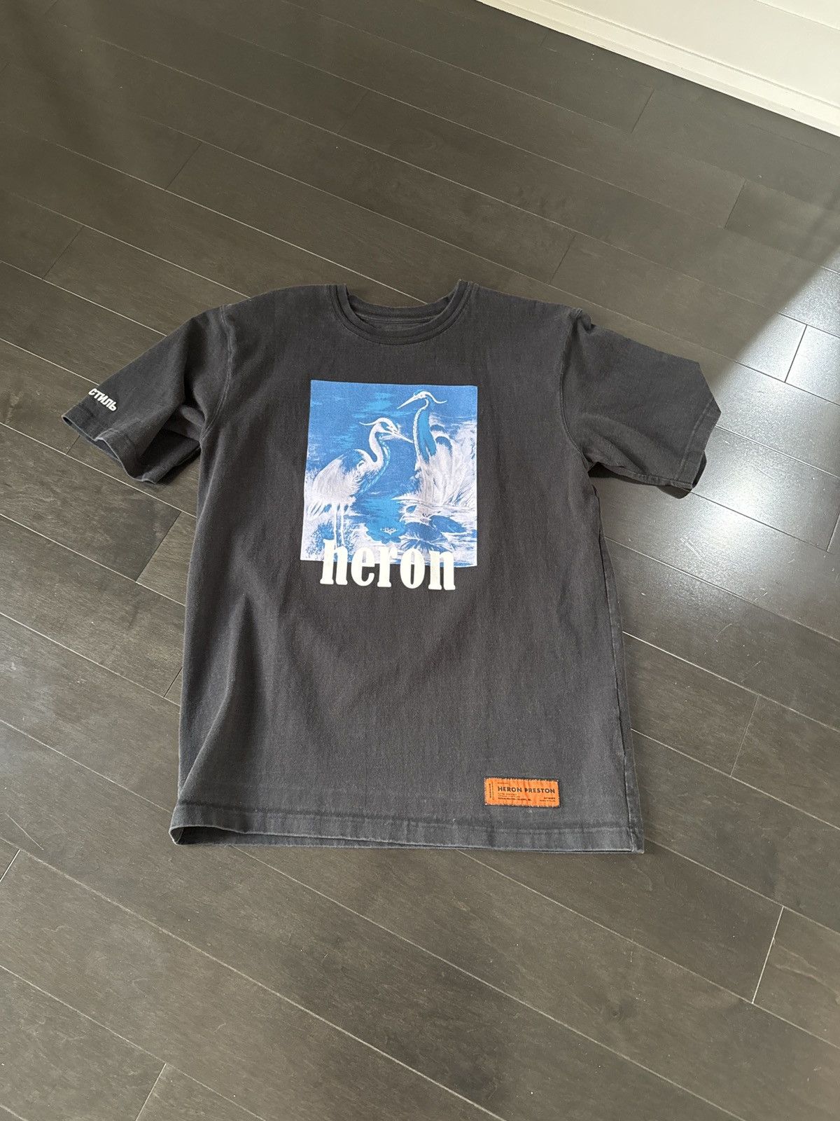 Heron Preston Heron Preston Blue Heron Tee Size US M / EU 48-50 / 2 - 1 Thumbnail