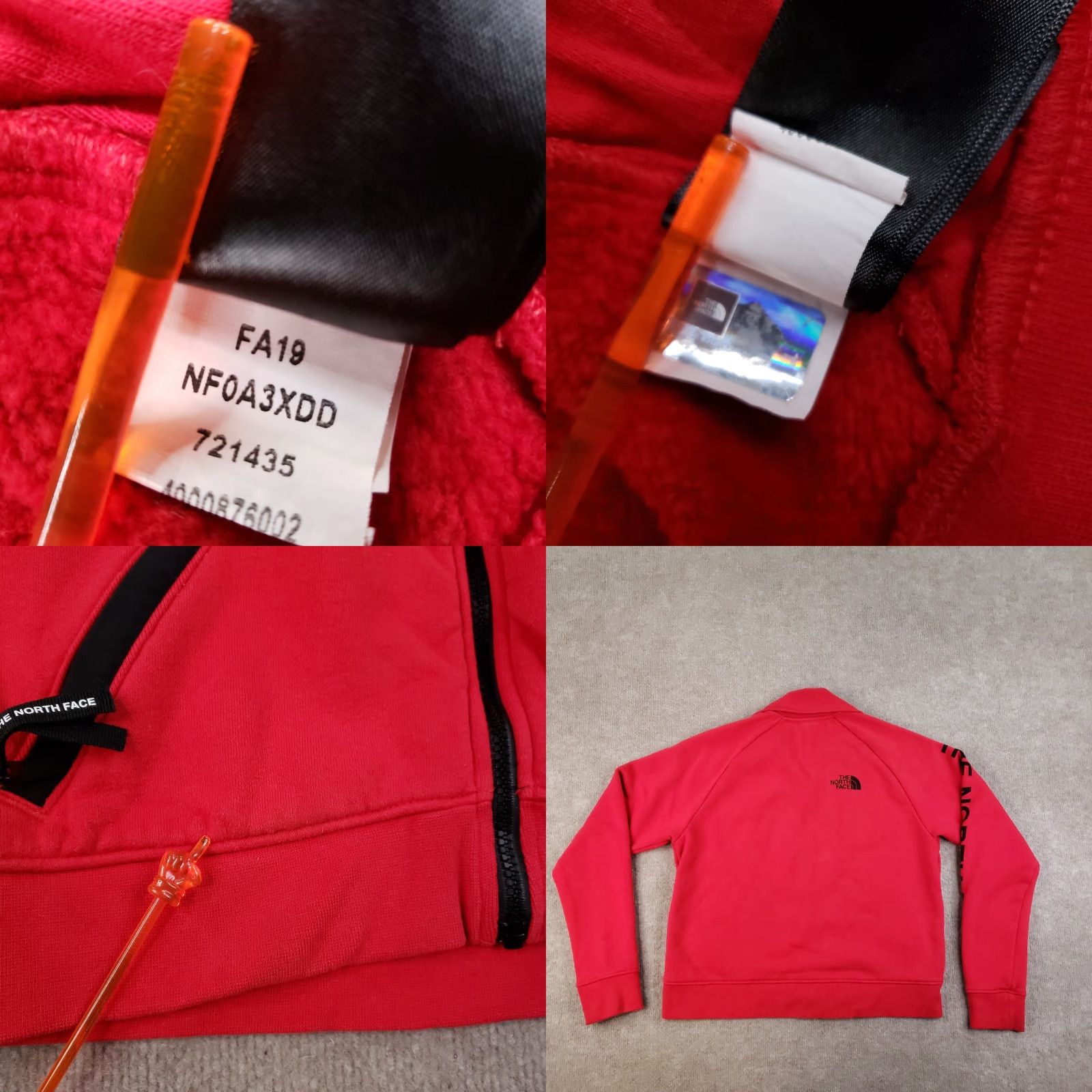 The North Face North Face Jacket Womens Medium Red Fleece Lined Full Zip Outdoor Hiking Collar Size M / US 6-8 / IT 42-44 - 8 Thumbnail