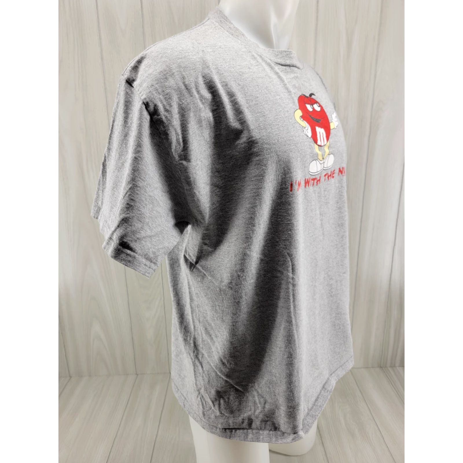 Vintage VINTAGE M&M'S Shirt Mens XL Gray Short Sleeve Shirt Size US XL / EU 56 / 4 - 5 Thumbnail