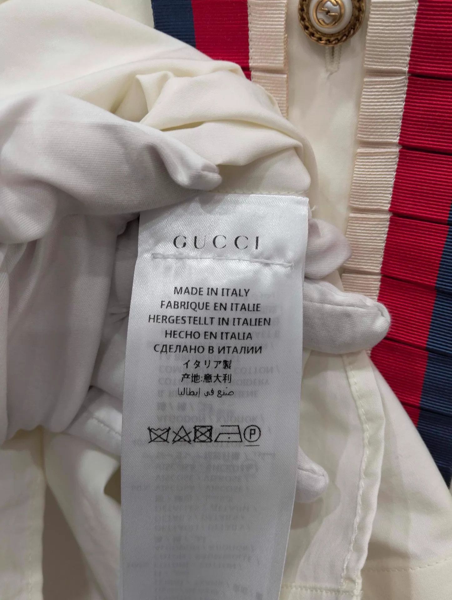 Gucci Gucci Pearl Button Shirt 36 Size XS / US 0-2 / IT 36-38 - 5 Thumbnail