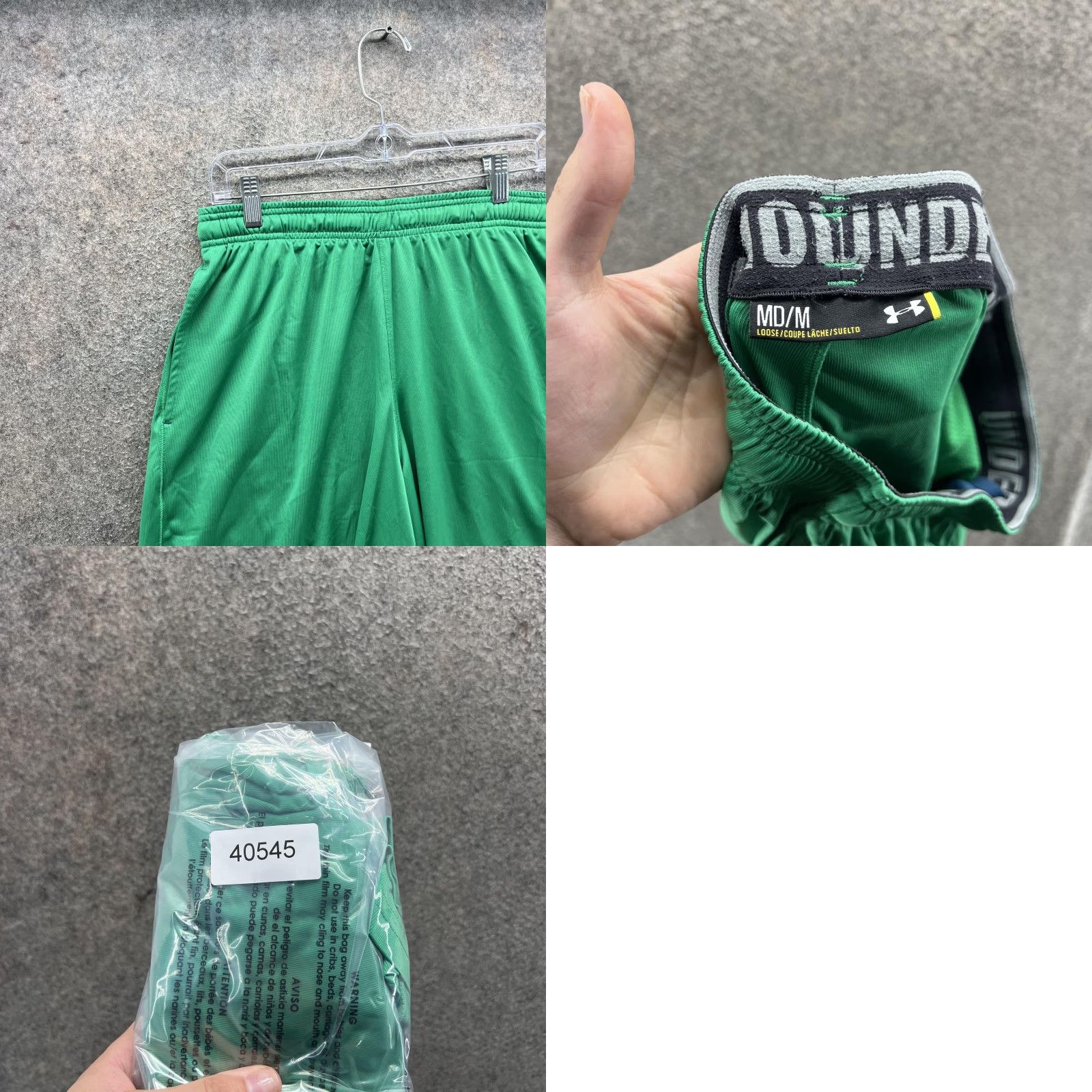 Under Armour Under Armour Shorts Mens M Green Athletic Basketball Gym 9 Inseam Size US 31 - 8 Thumbnail